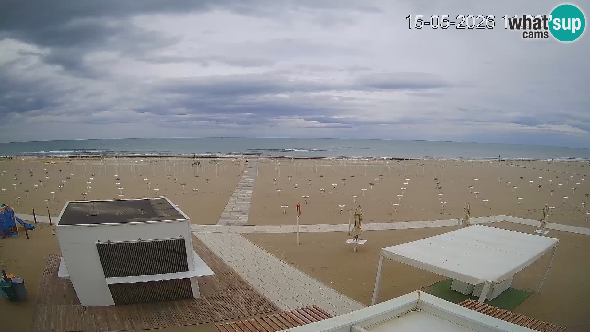 Live webcam Riccione – Bagni Oreste spiaggia 115