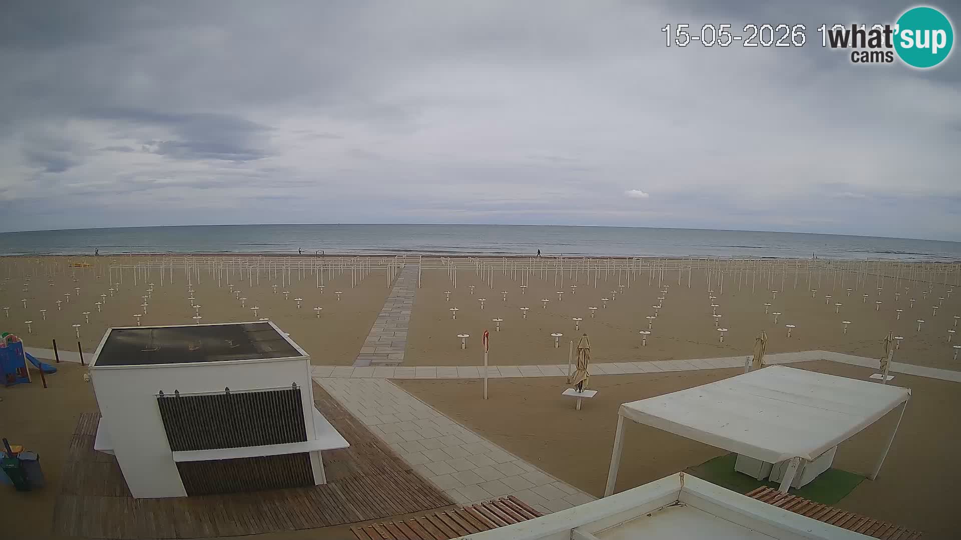 Webcam Riccione plage – Bagni Oreste spiaggia 115 – Italie
