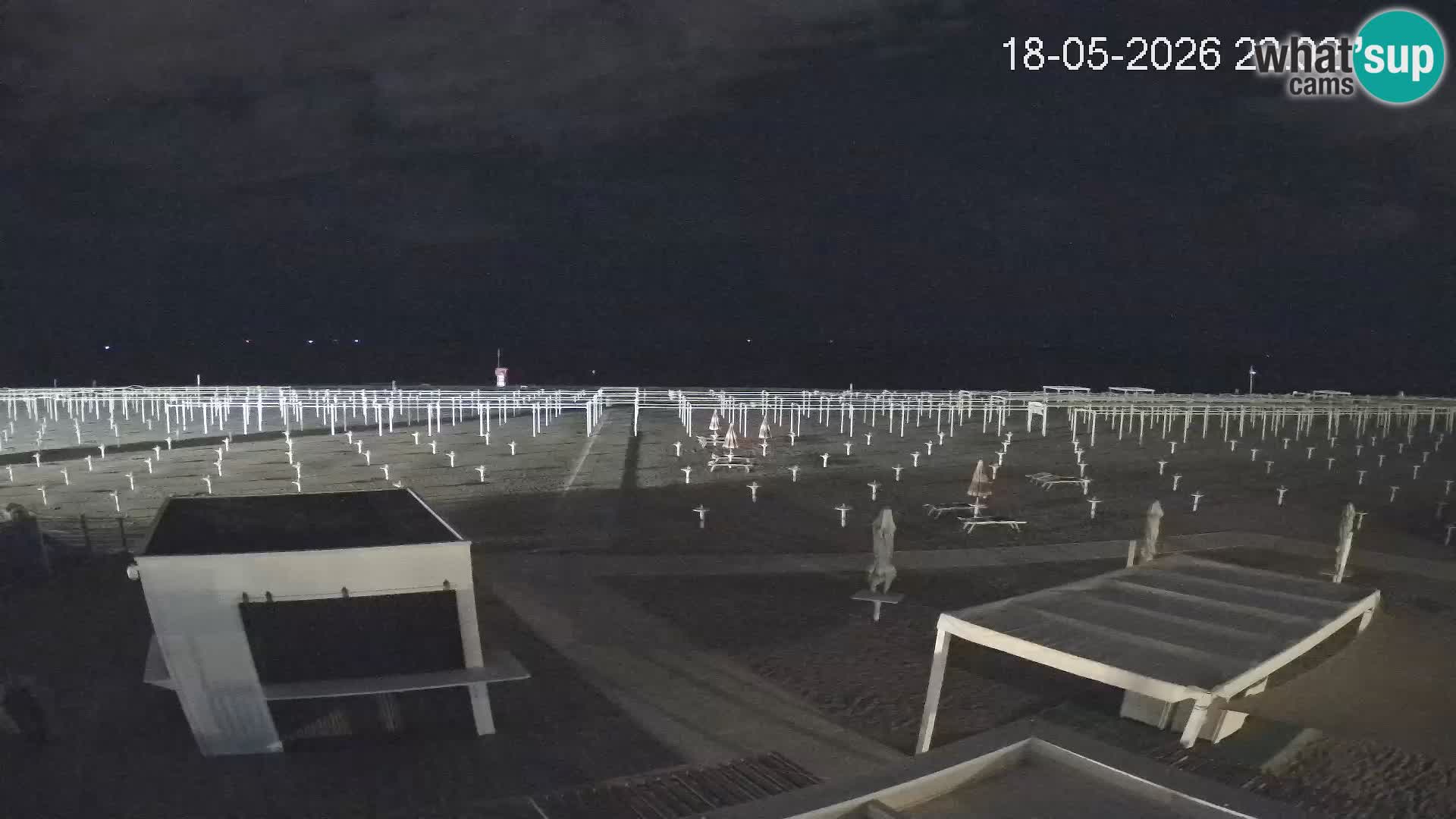 Spletna kamera plaža Riccione – Bagni Oreste spiaggia 115 – Italija