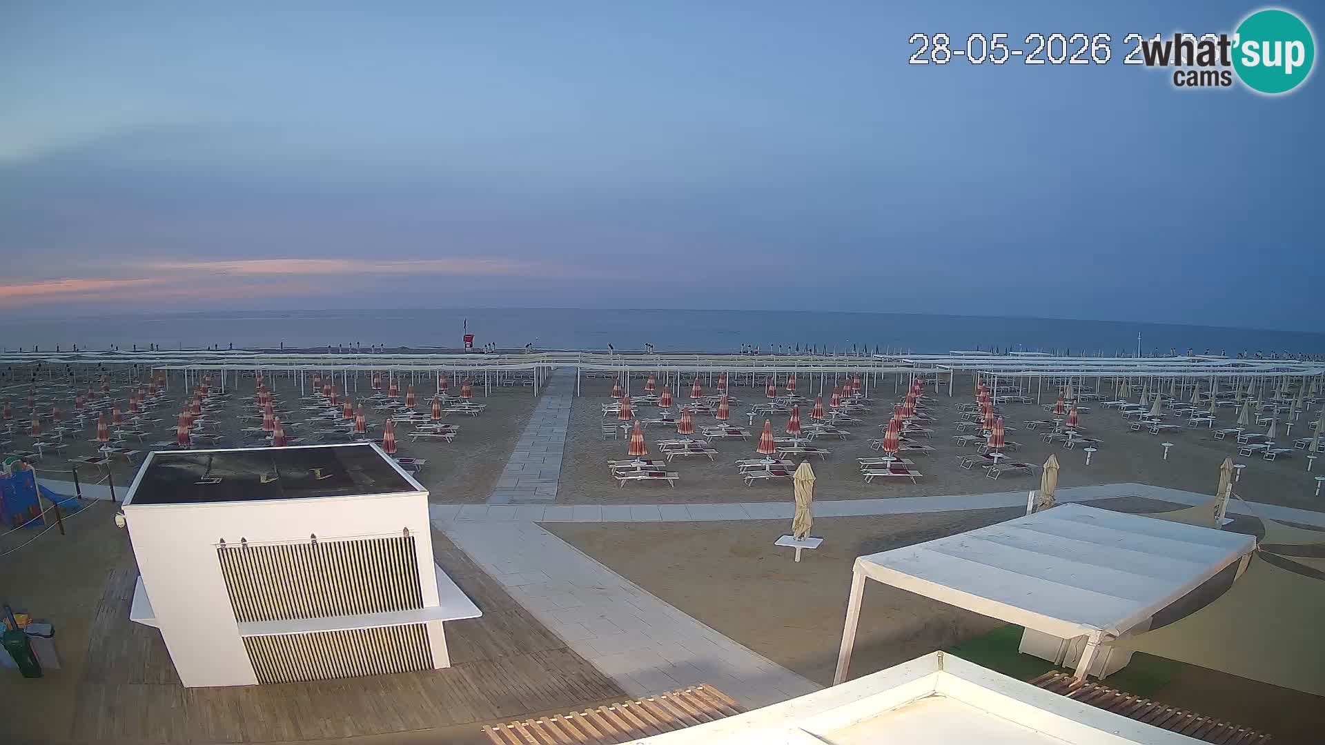 Live webcam Riccione beach – Bagni Oreste spiaggia 115