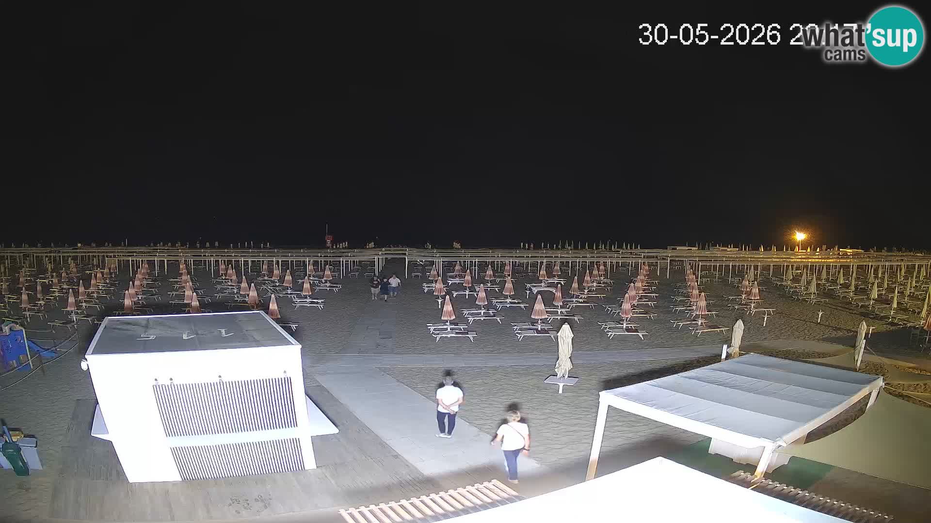 Live webcam Riccione Strand – Bagni Oreste spiaggia 115 – Italien