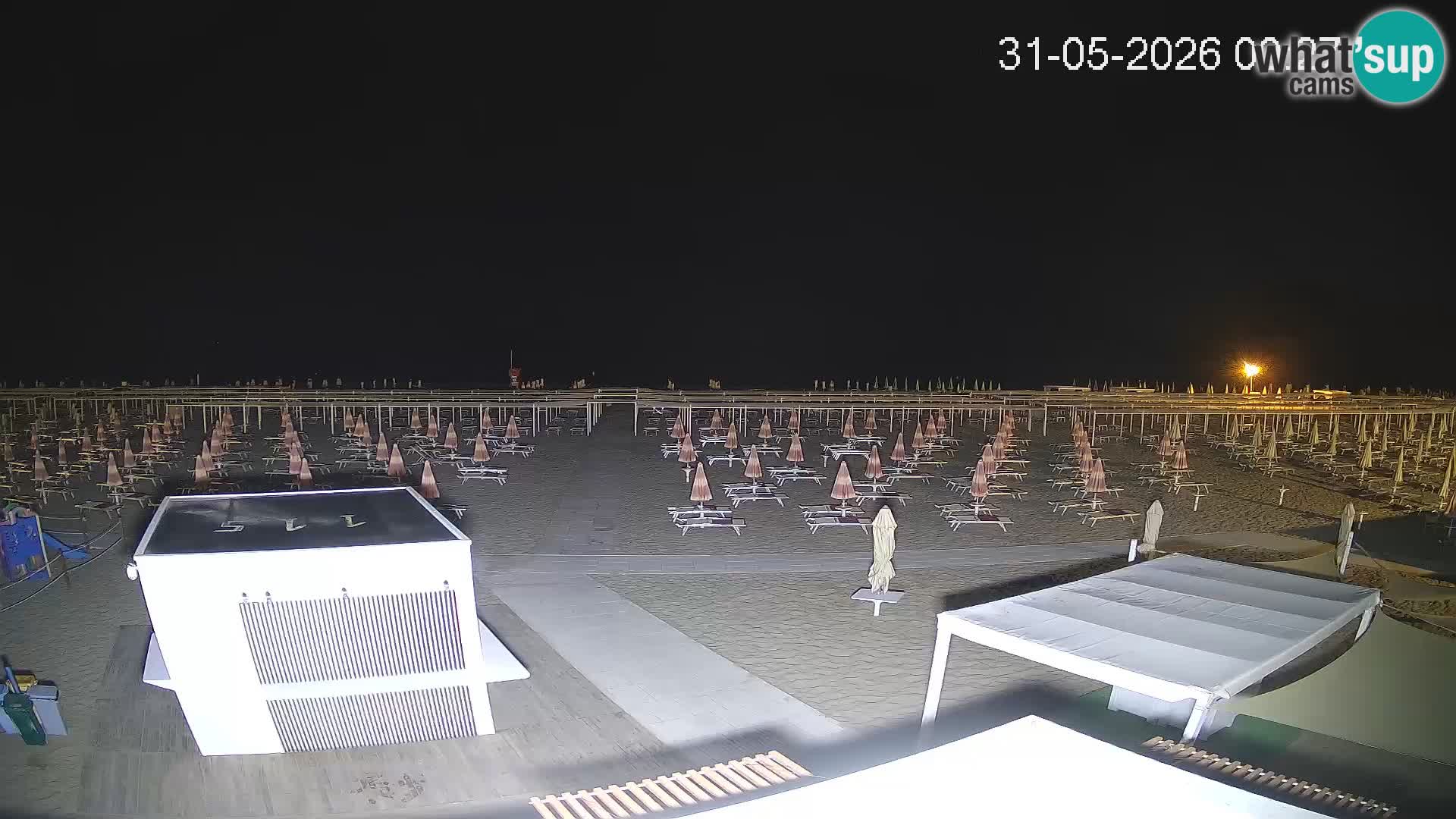 Spletna kamera plaža Riccione – Bagni Oreste spiaggia 115 – Italija