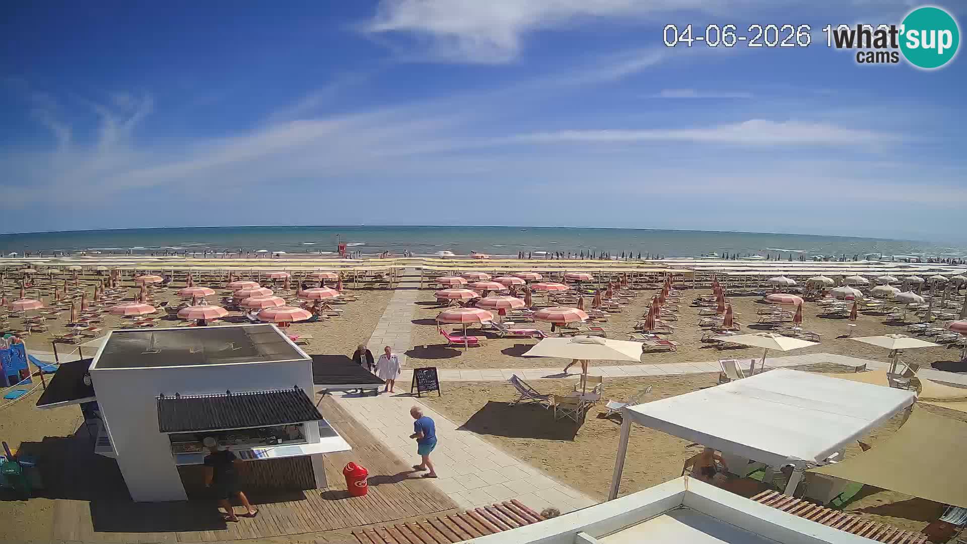 Camera en vivo playa Riccione – Bagni Oreste spiaggia 115 – Italia