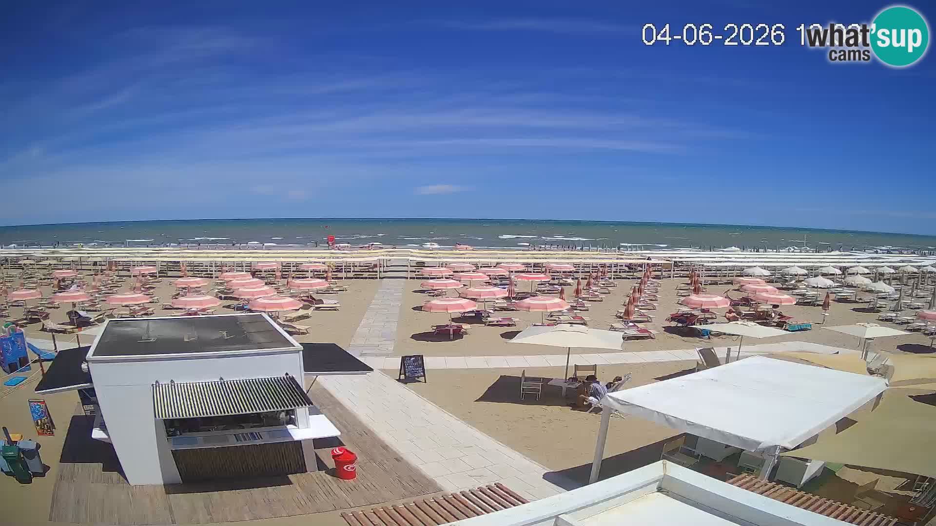 Live webcam Riccione beach – Bagni Oreste spiaggia 115