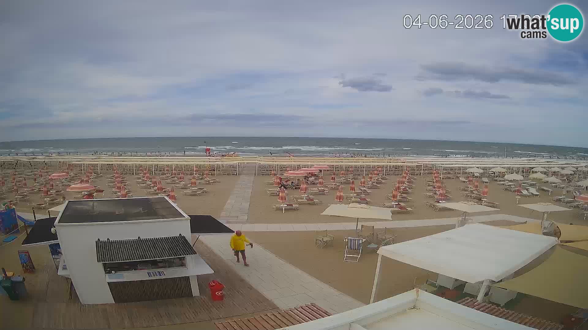 Camera en vivo playa Riccione – Bagni Oreste spiaggia 115 – Italia