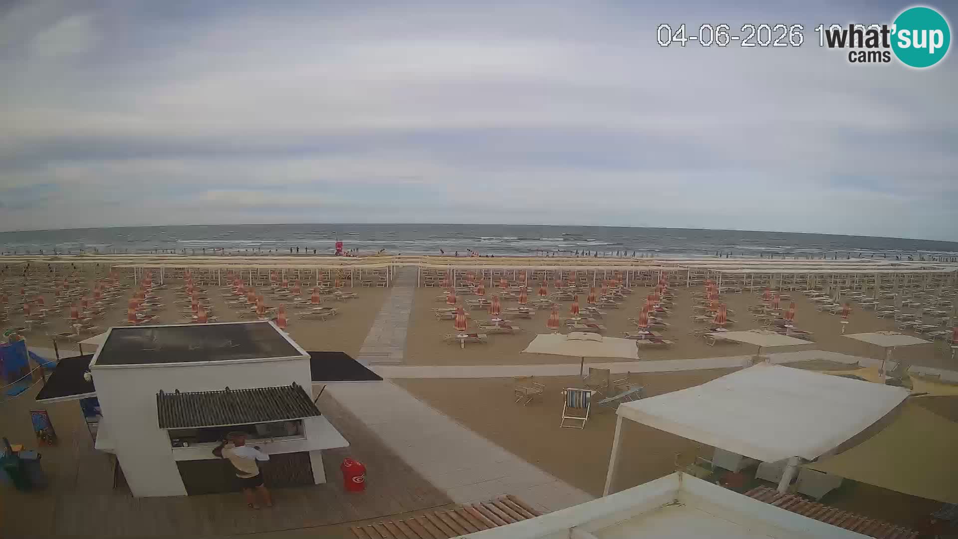 Live webcam Riccione – Bagni Oreste spiaggia 115