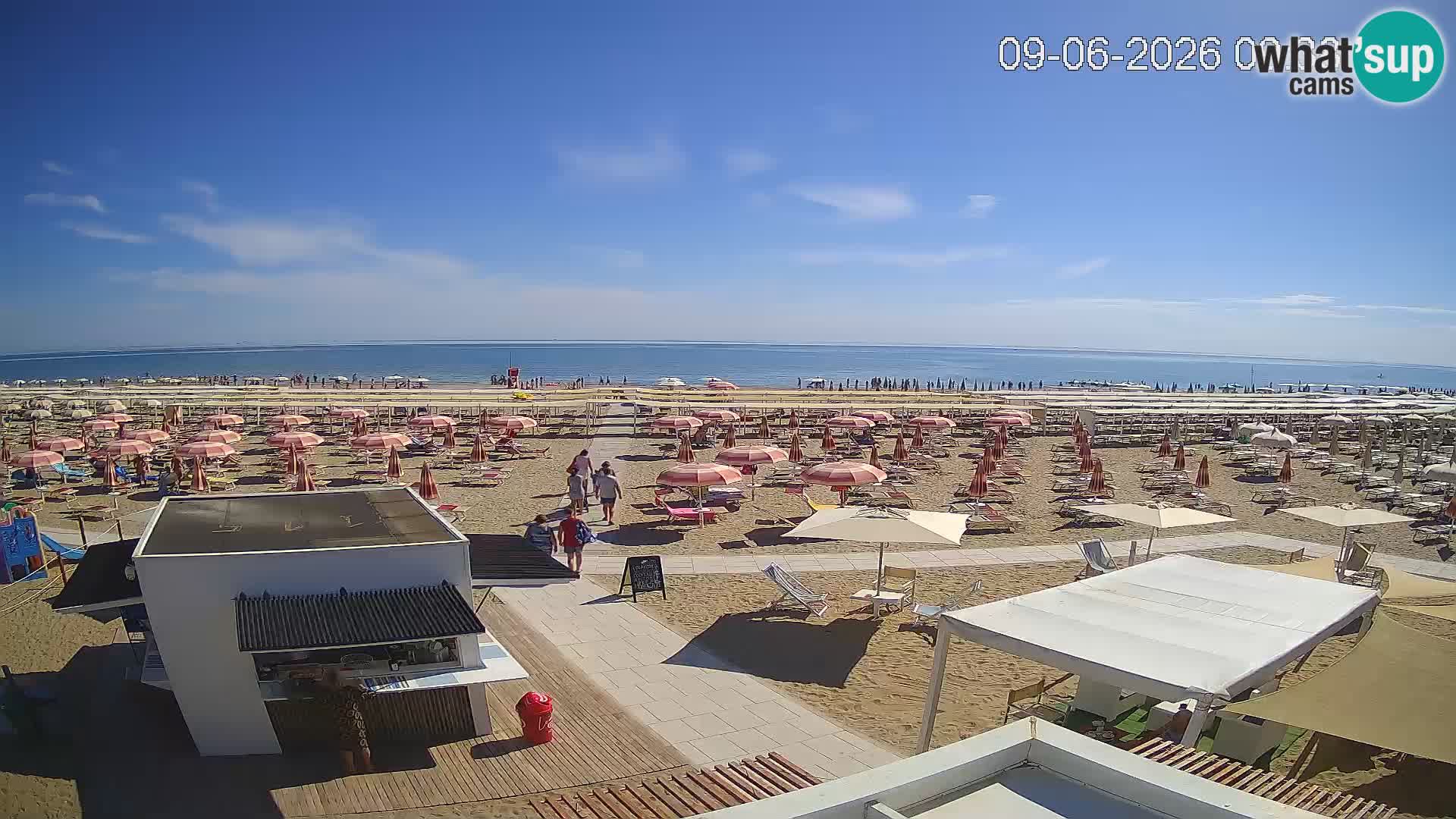 Camera en vivo playa Riccione – Bagni Oreste spiaggia 115 – Italia