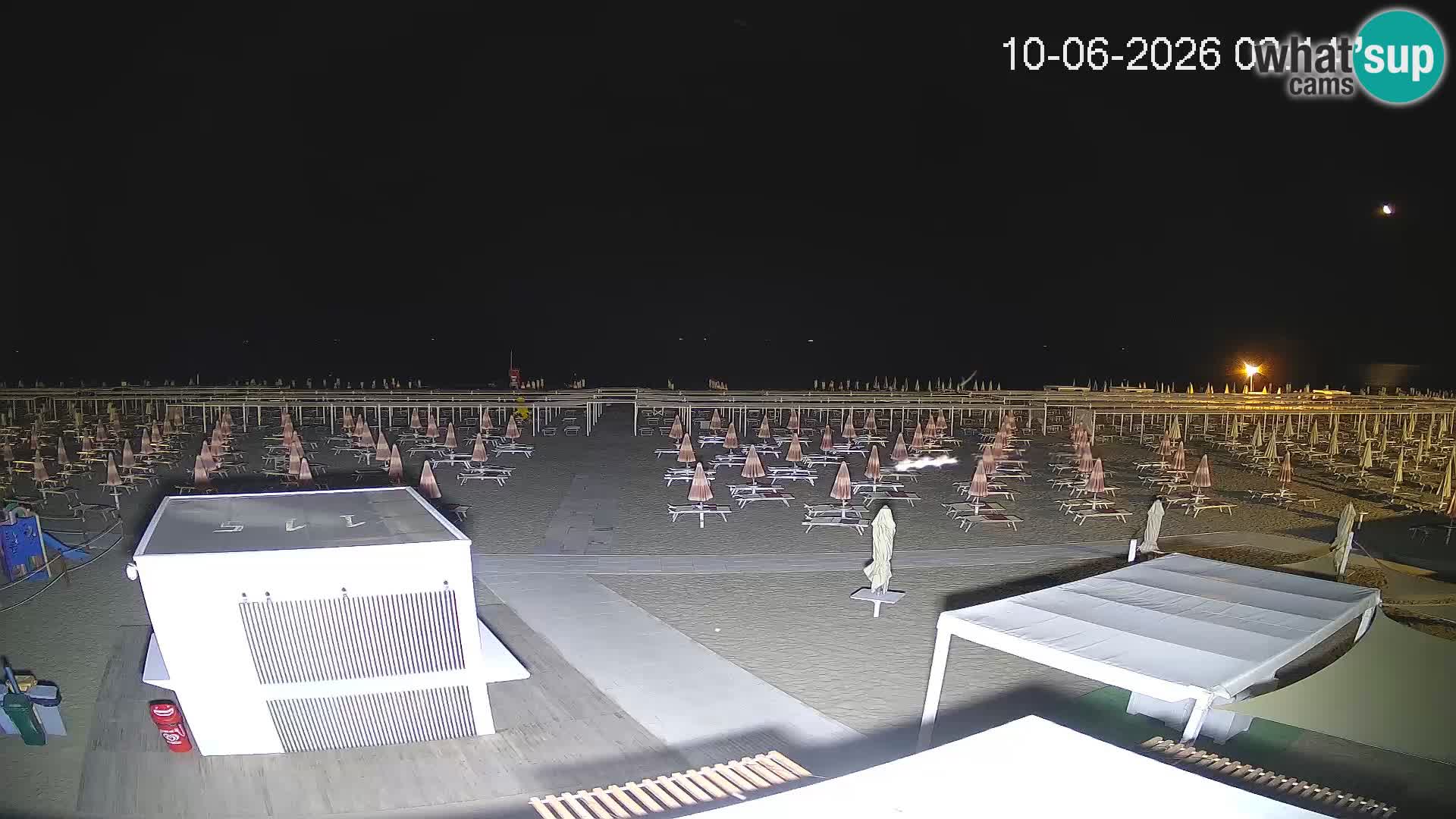 Spletna kamera plaža Riccione – Bagni Oreste spiaggia 115 – Italija