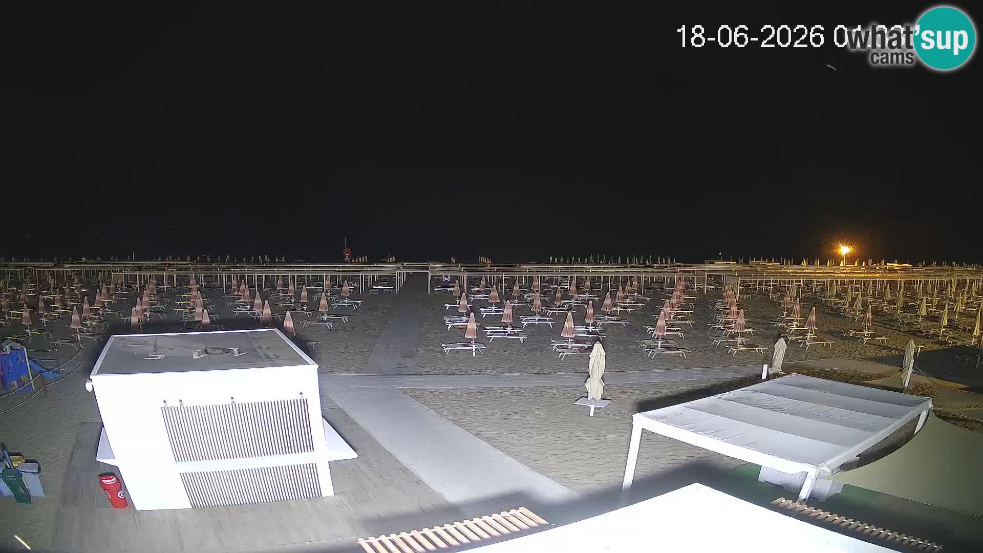 Live webcam Riccione beach – Bagni Oreste spiaggia 115