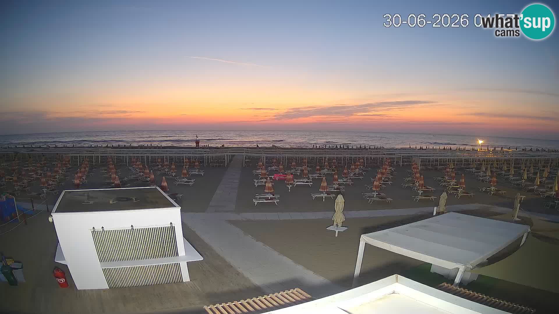 Live webcam Riccione – Bagni Oreste spiaggia 115