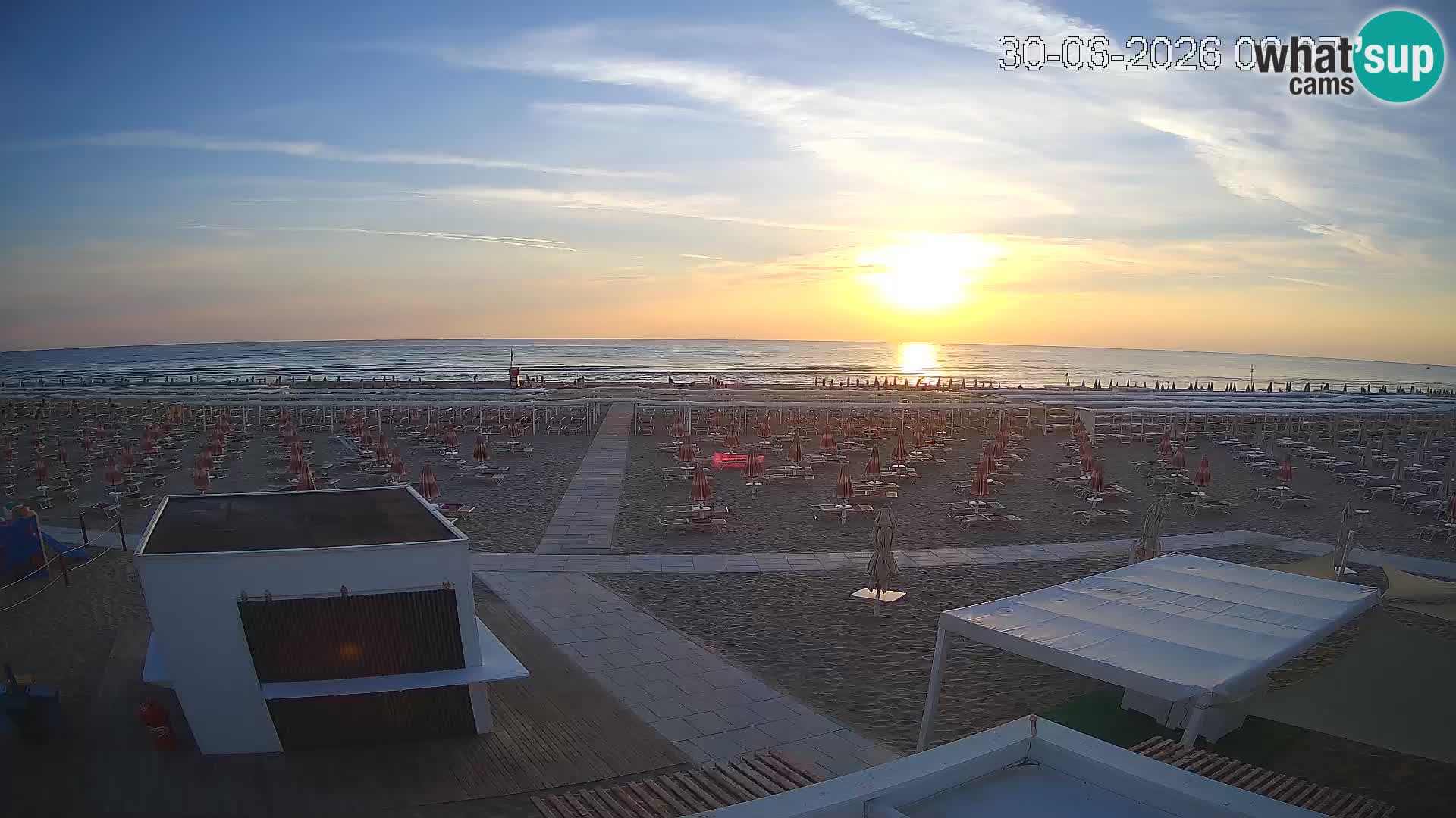 Live webcam Riccione beach – Bagni Oreste spiaggia 115