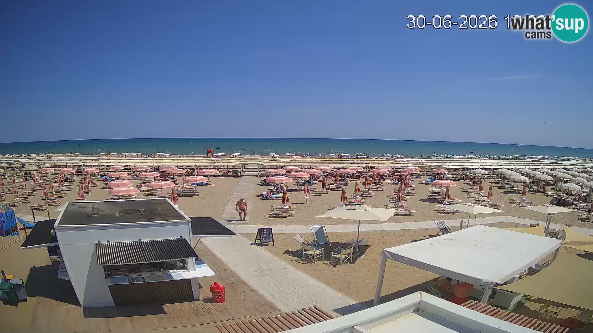 Live webcam Riccione – Bagni Oreste spiaggia 115