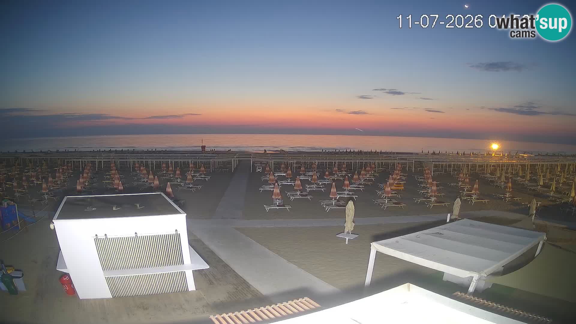 Live webcam Riccione beach – Bagni Oreste spiaggia 115