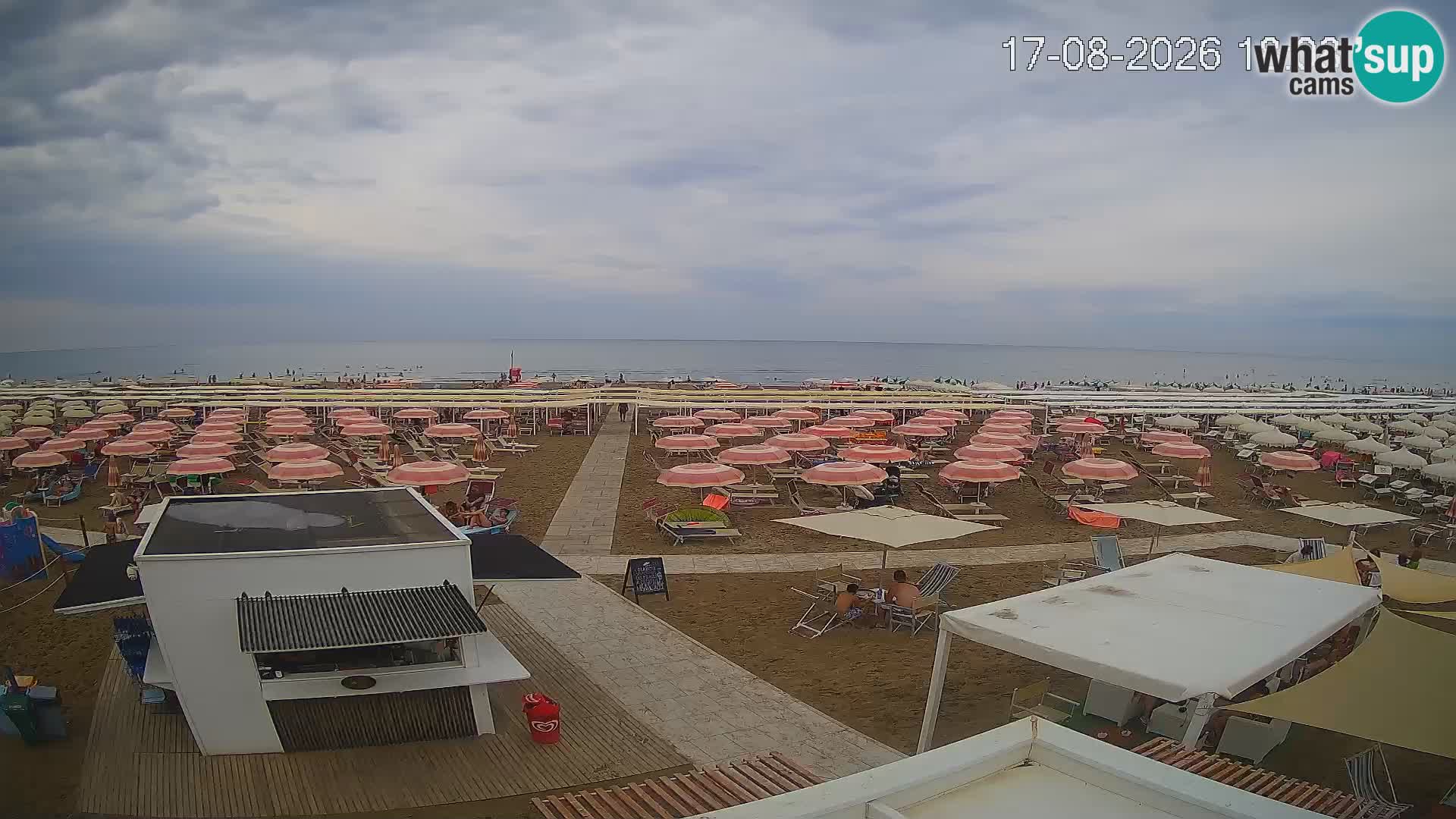 Live webcam Riccione beach – Bagni Oreste spiaggia 115