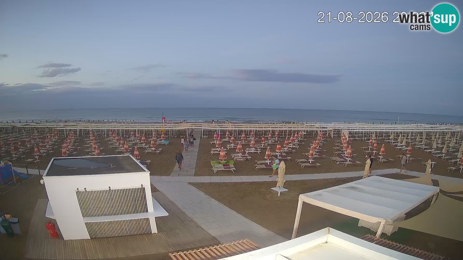 Live webcam Riccione – Bagni Oreste spiaggia 115