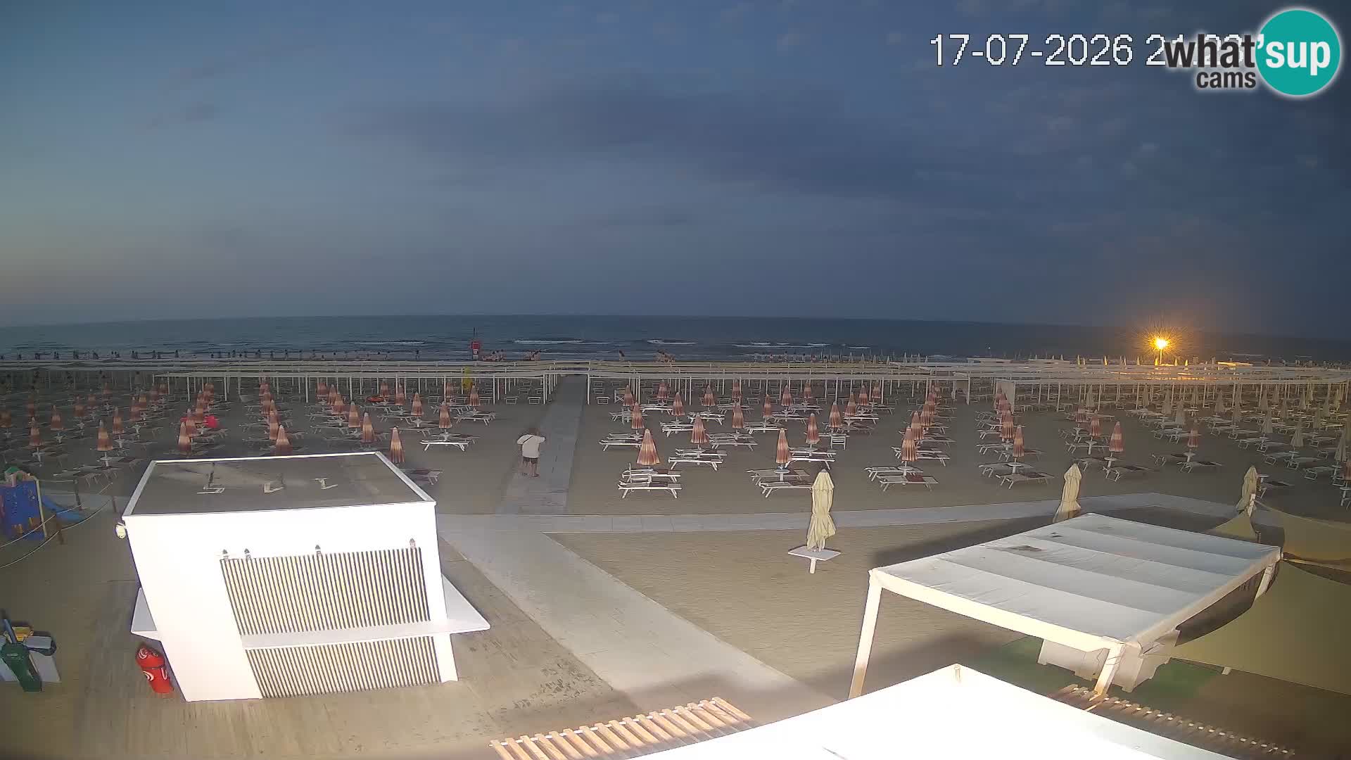 Camera en vivo playa Riccione – Bagni Oreste spiaggia 115 – Italia