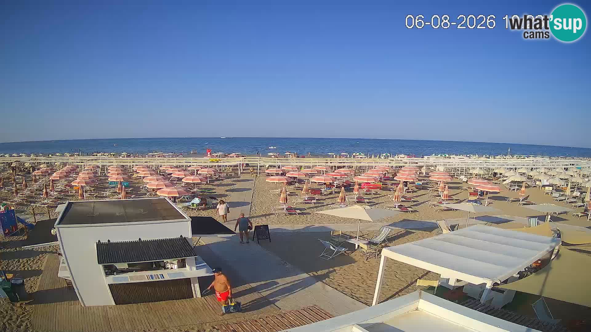 Live webcam Riccione beach – Bagni Oreste spiaggia 115