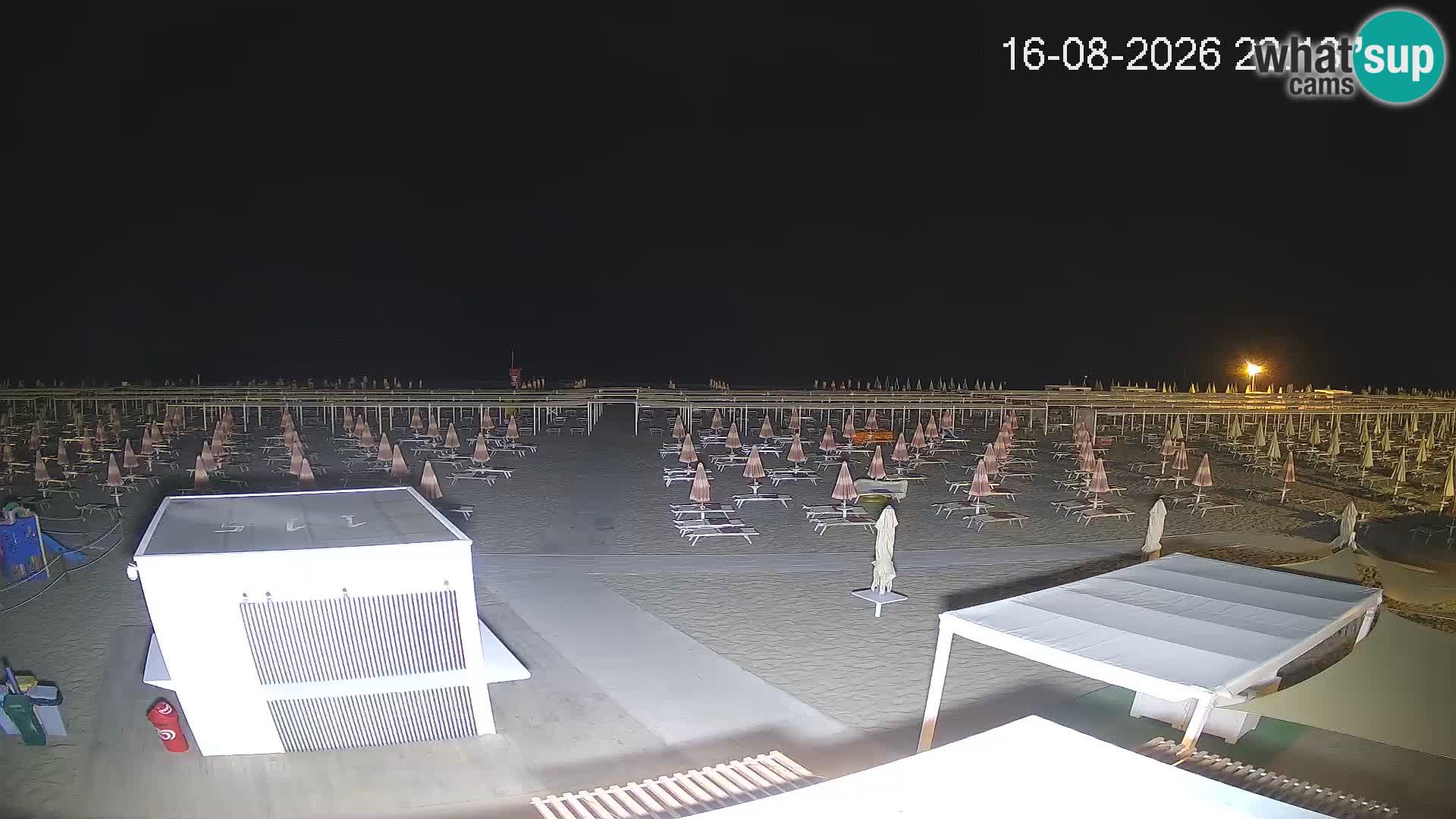 Live webcam Riccione – Bagni Oreste spiaggia 115