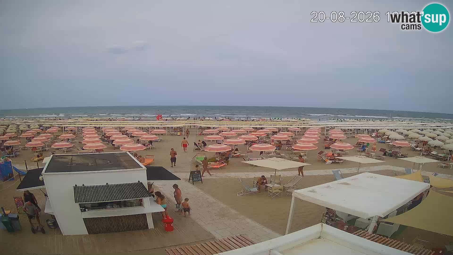 Live webcam Riccione – Bagni Oreste spiaggia 115