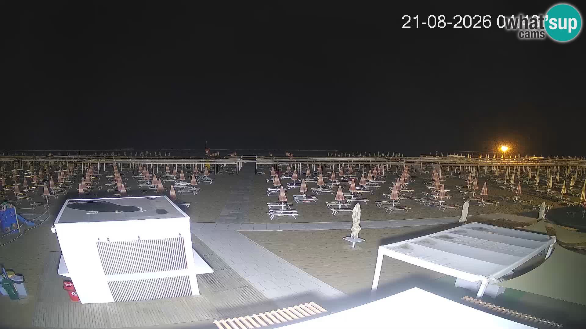 Camera en vivo playa Riccione – Bagni Oreste spiaggia 115 – Italia