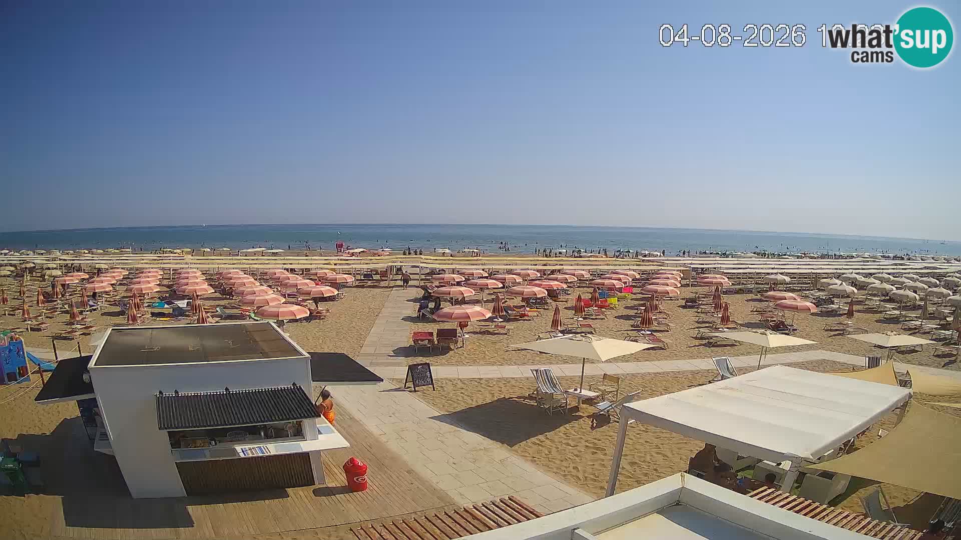 Live webcam Riccione beach – Bagni Oreste spiaggia 115