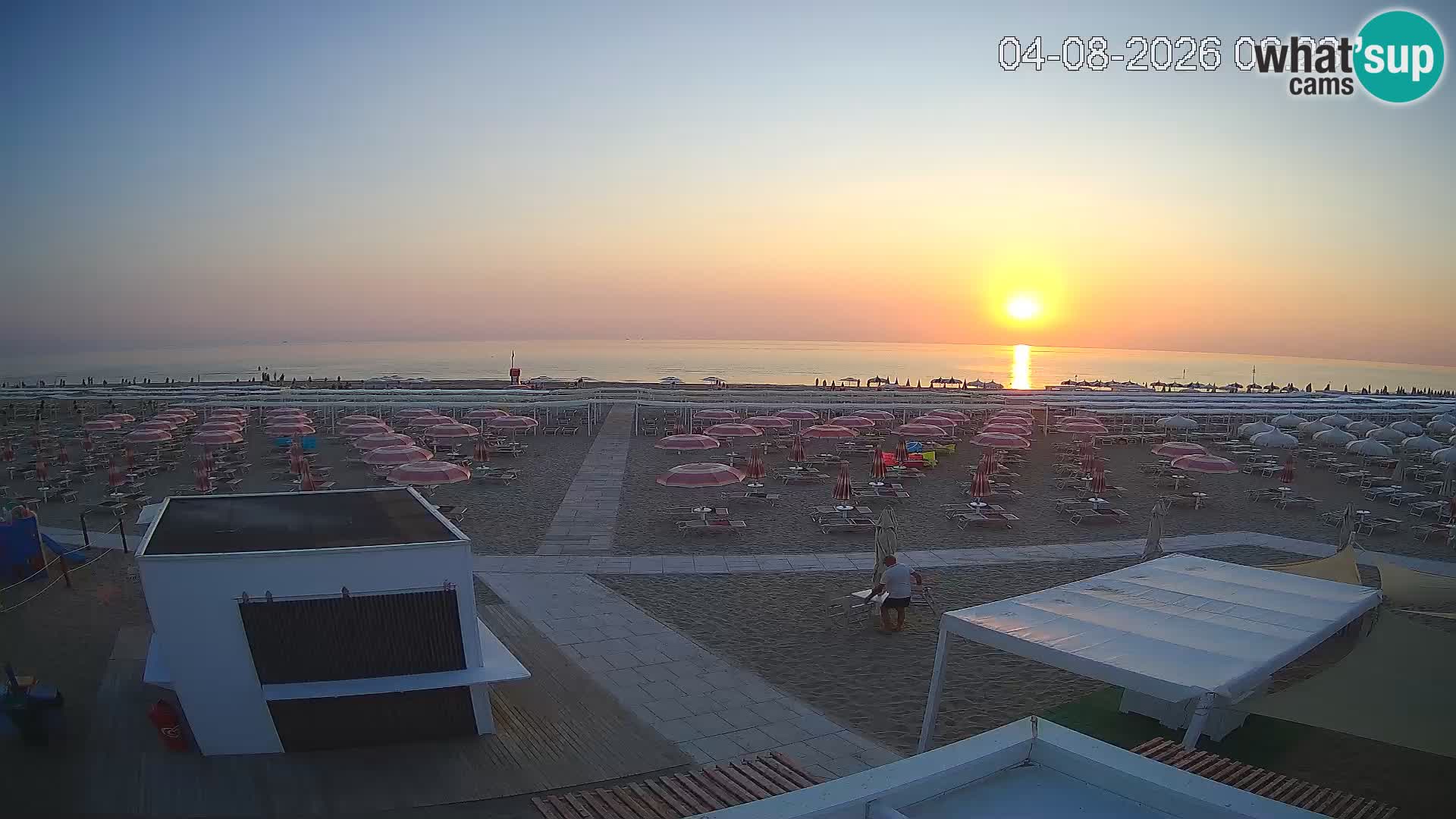 Camera en vivo playa Riccione – Bagni Oreste spiaggia 115 – Italia