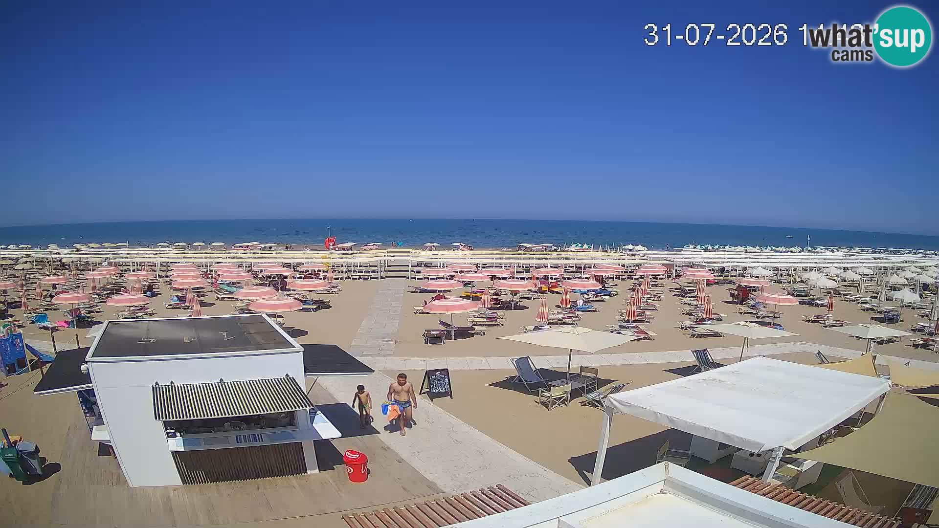 Live webcam Riccione – Bagni Oreste spiaggia 115