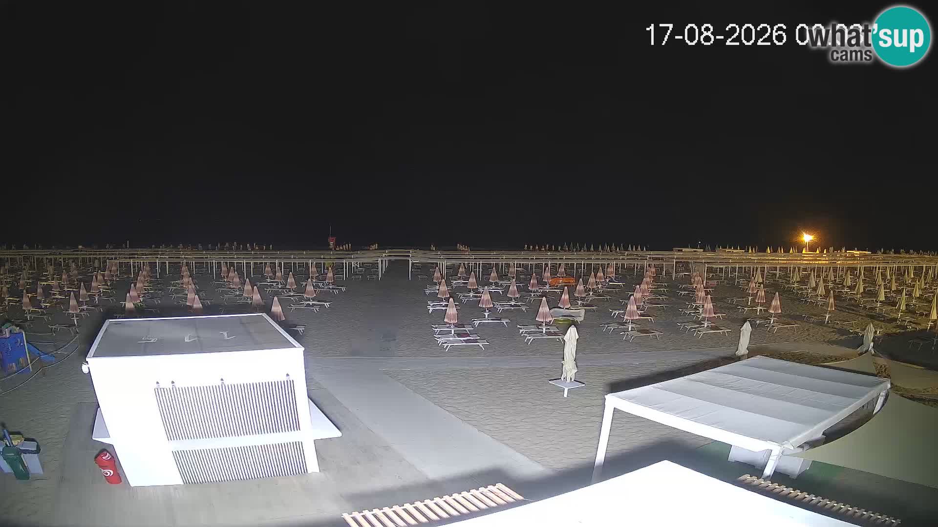Live webcam Riccione – Bagni Oreste spiaggia 115