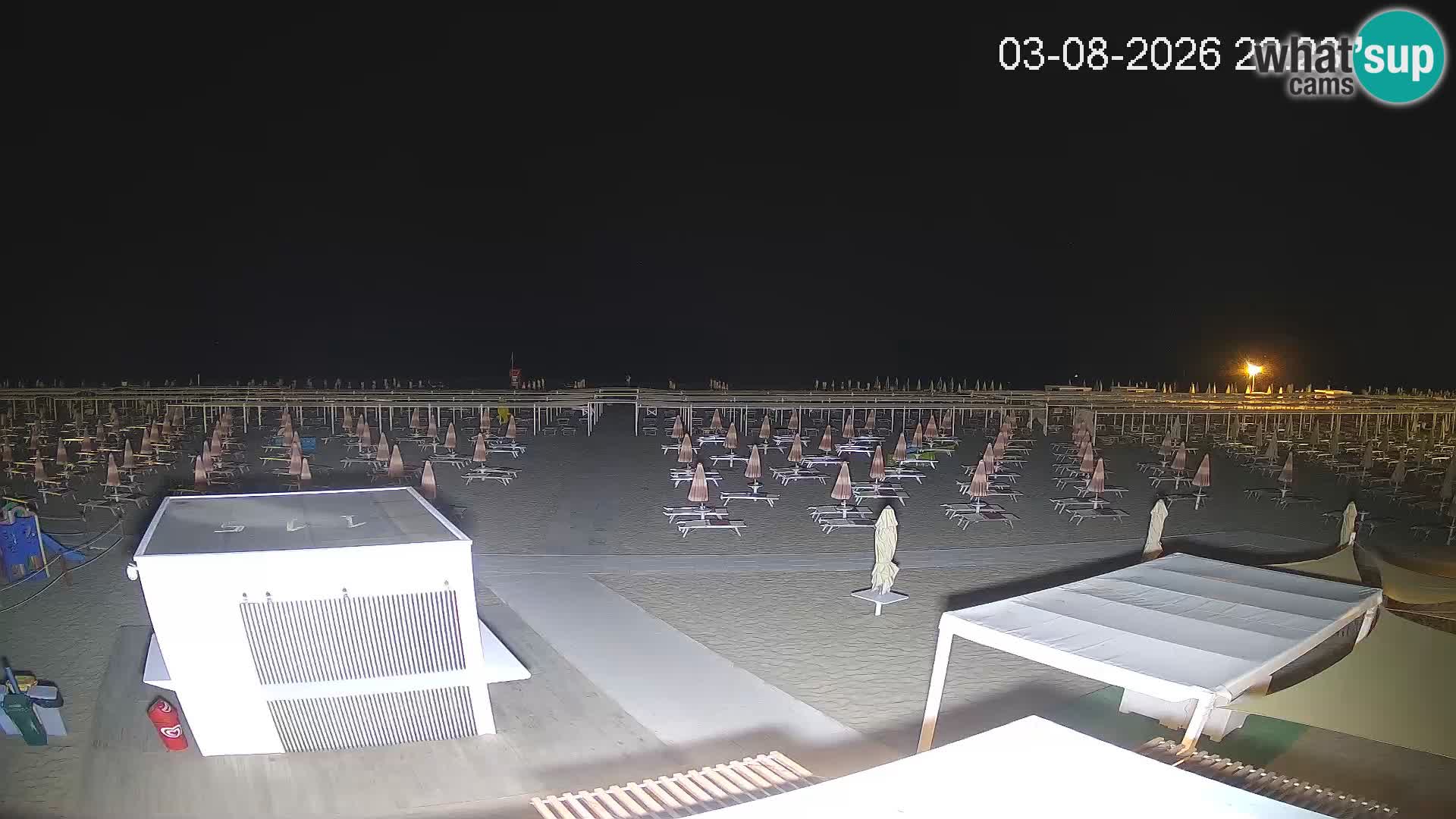 Camera en vivo playa Riccione – Bagni Oreste spiaggia 115 – Italia