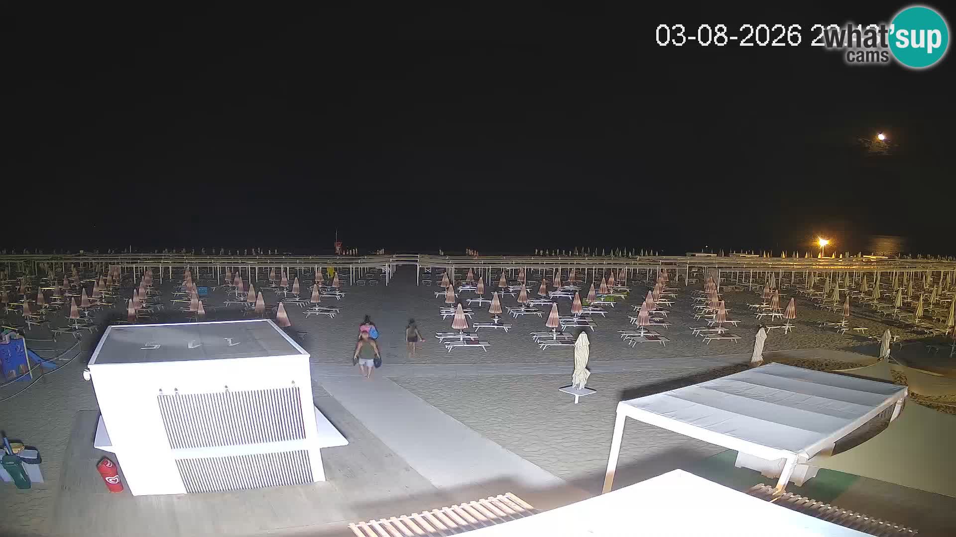 Webcam Riccione plage – Bagni Oreste spiaggia 115 – Italie
