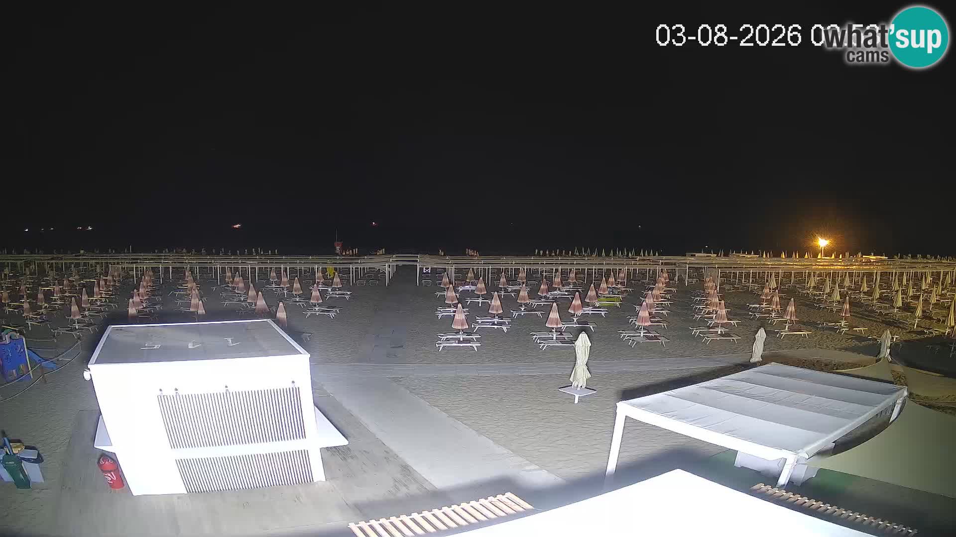 Web kamera plaža Riccione – Bagni Oreste spiaggia 115 – Italija