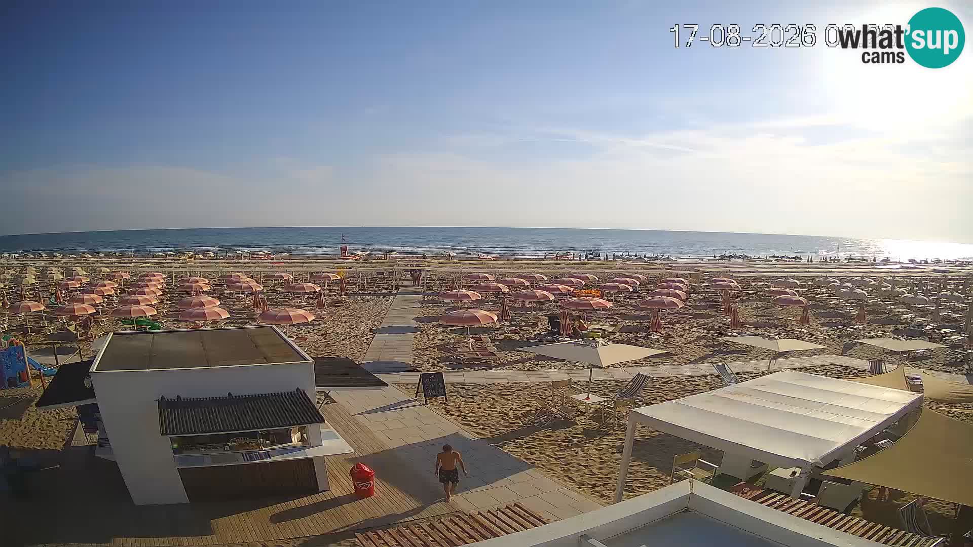Live webcam Riccione – Bagni Oreste spiaggia 115
