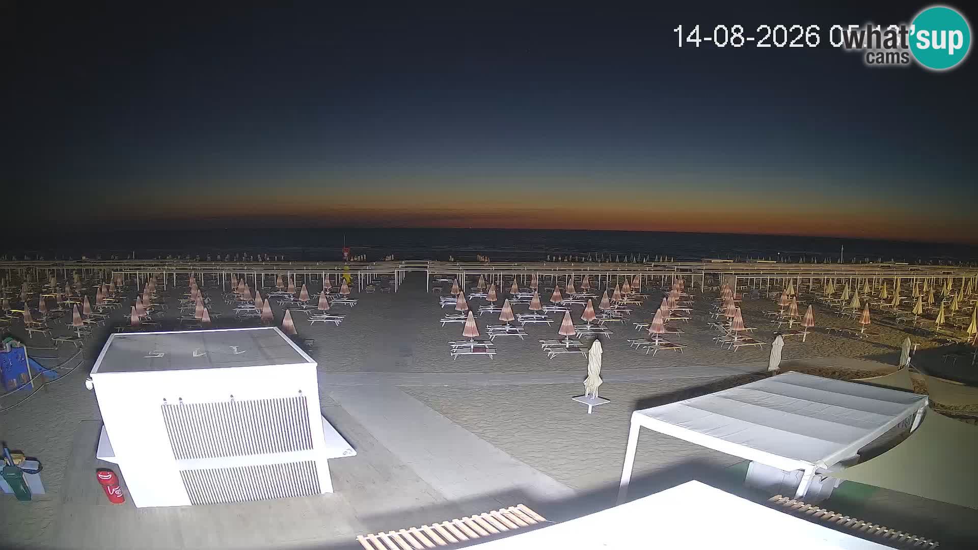 Live webcam Riccione beach – Bagni Oreste spiaggia 115