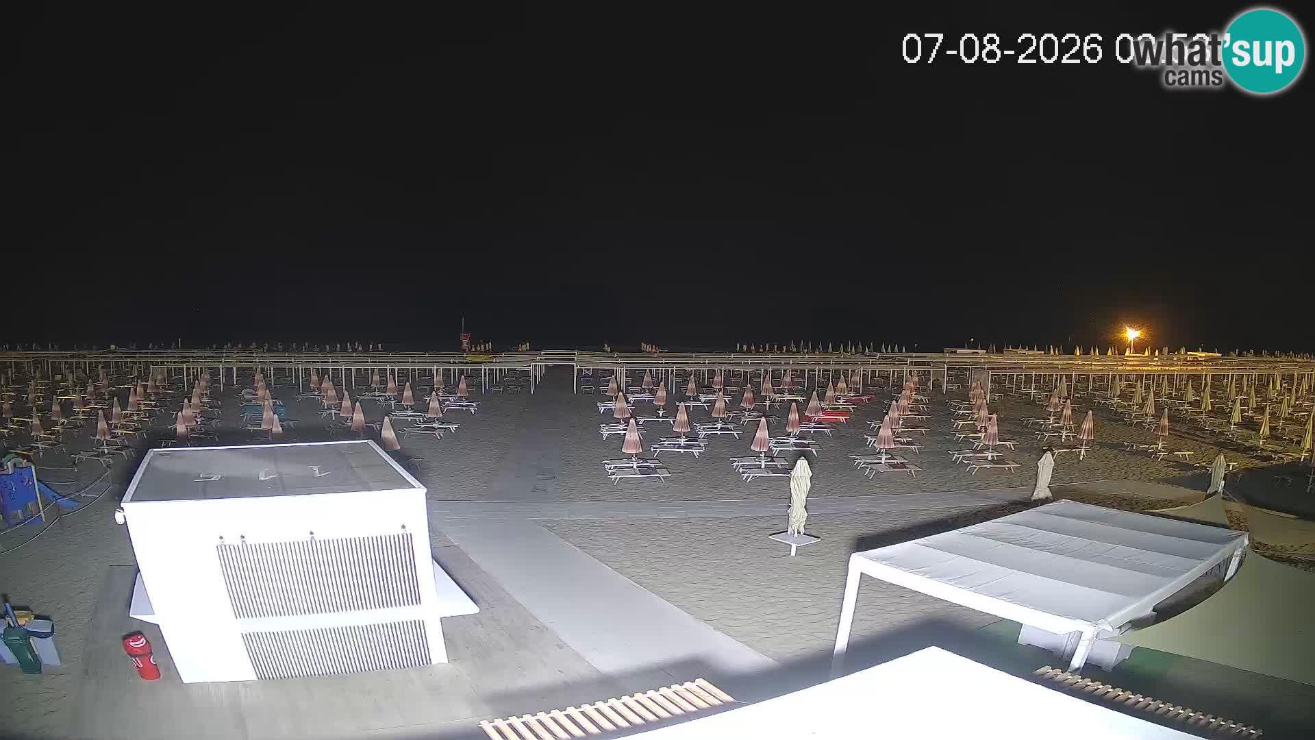 Live webcam Riccione beach – Bagni Oreste spiaggia 115