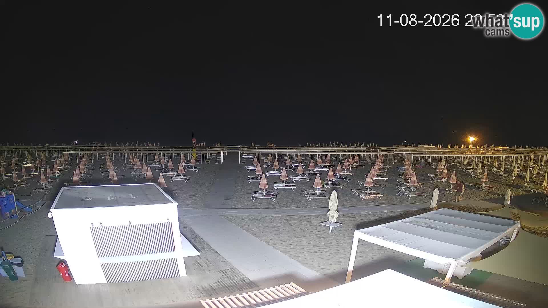 Camera en vivo playa Riccione – Bagni Oreste spiaggia 115 – Italia