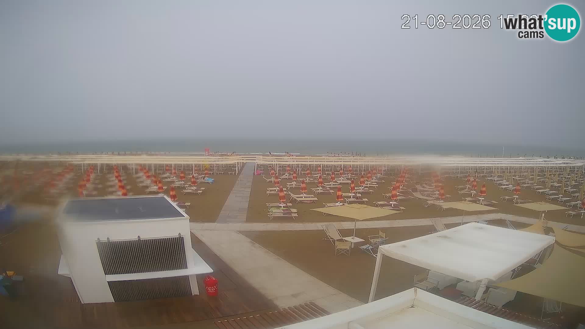 Live webcam Riccione – Bagni Oreste spiaggia 115