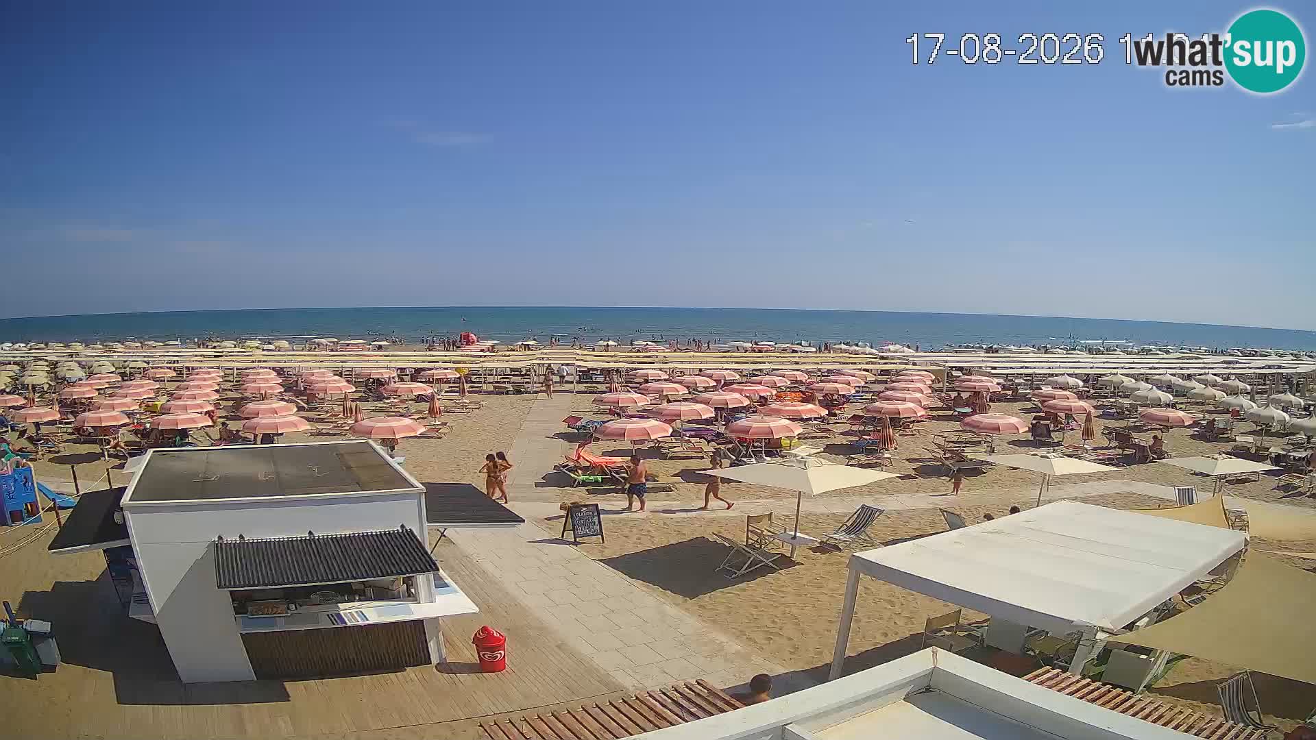 Live webcam Riccione – Bagni Oreste spiaggia 115