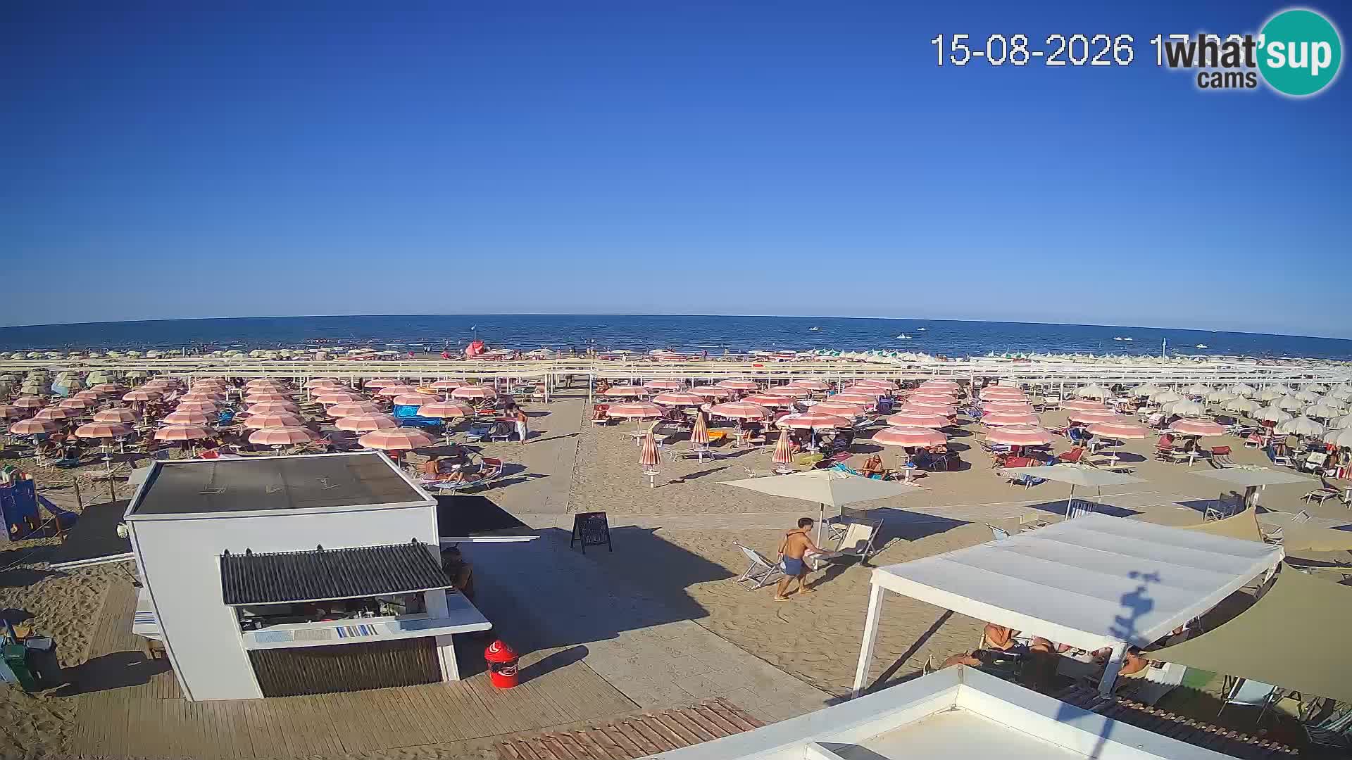 Live webcam Riccione – Bagni Oreste spiaggia 115