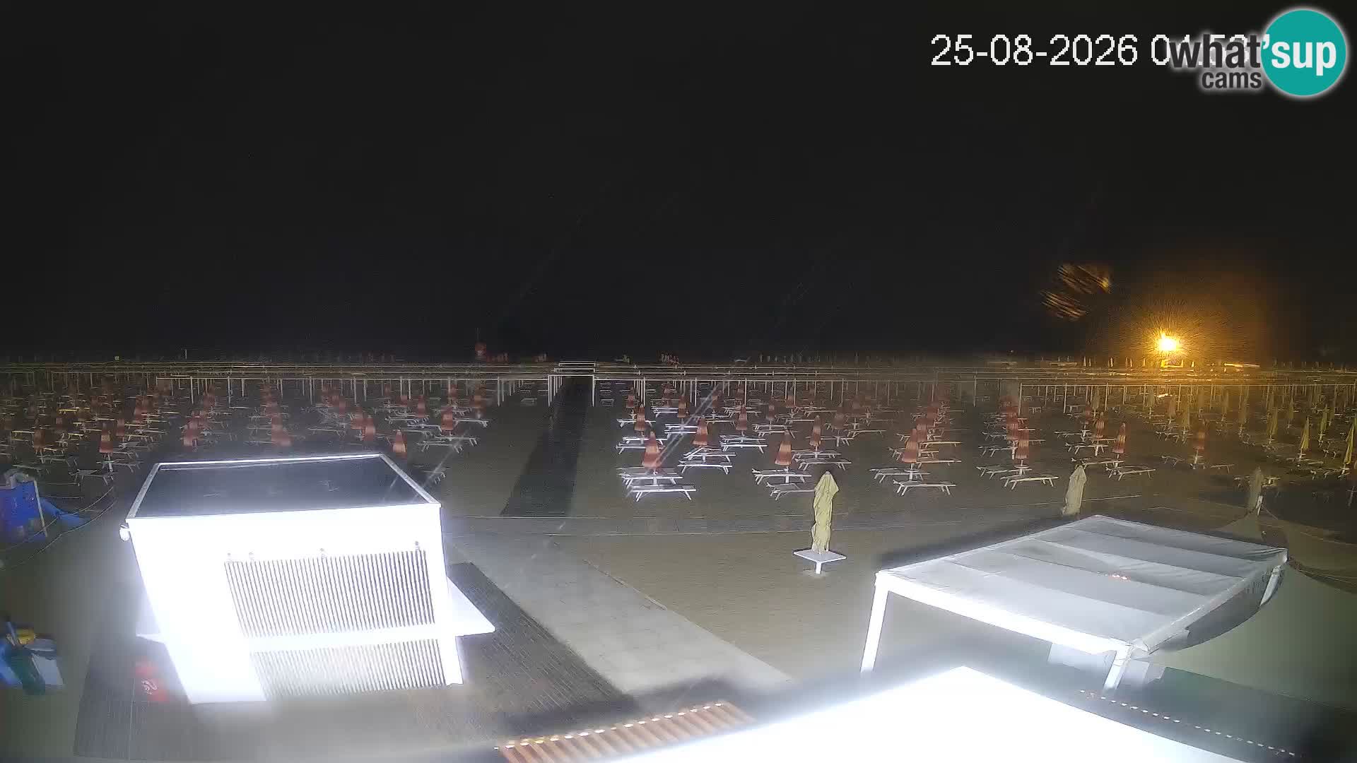Live webcam Riccione Strand – Bagni Oreste spiaggia 115 – Italien
