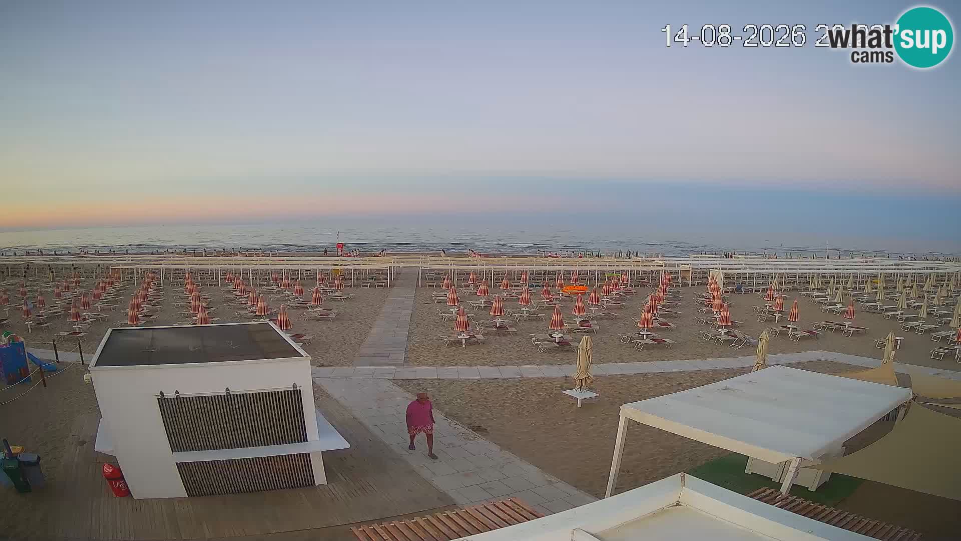 Live webcam Riccione – Bagni Oreste spiaggia 115