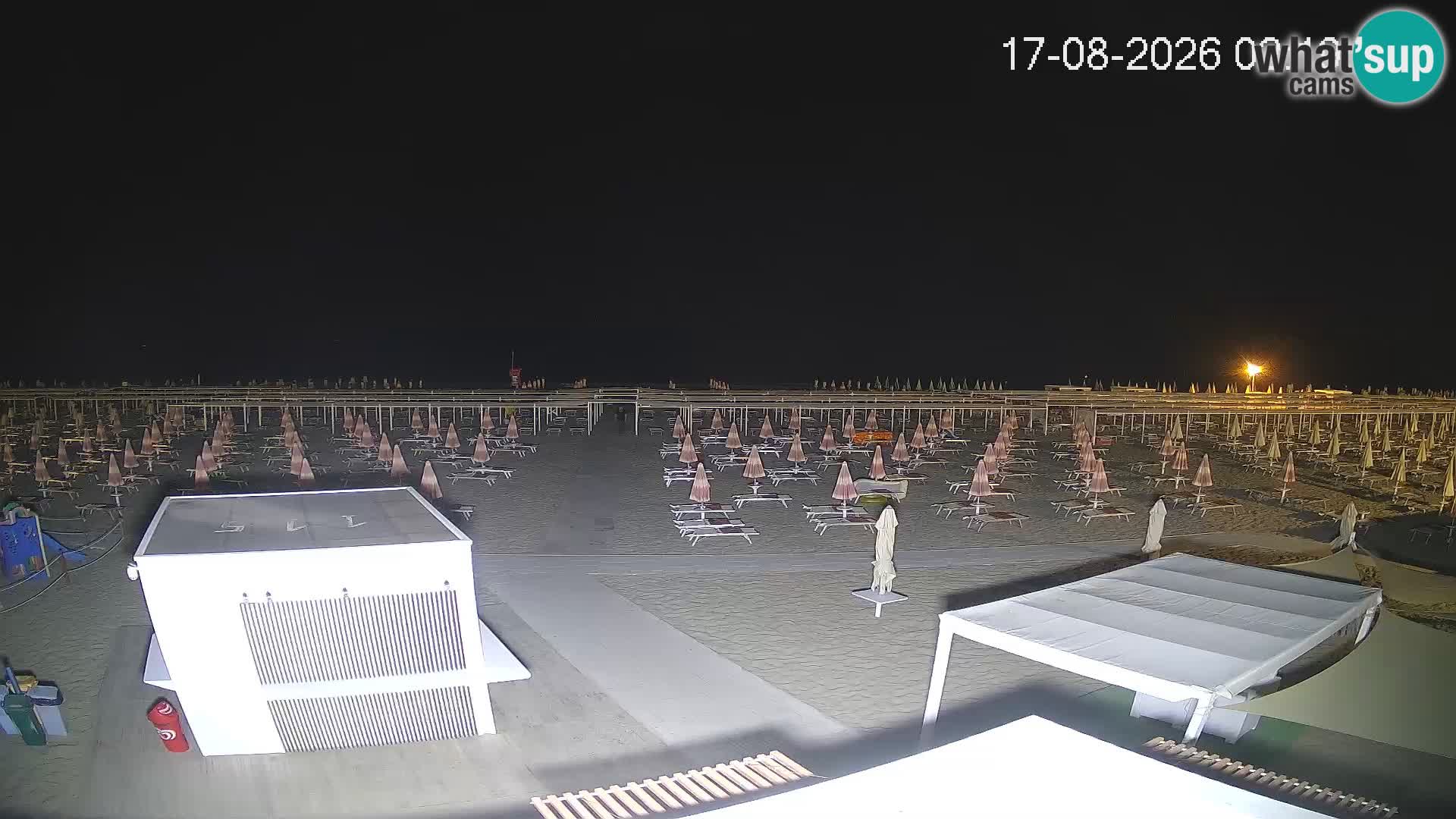 Live webcam Riccione – Bagni Oreste spiaggia 115