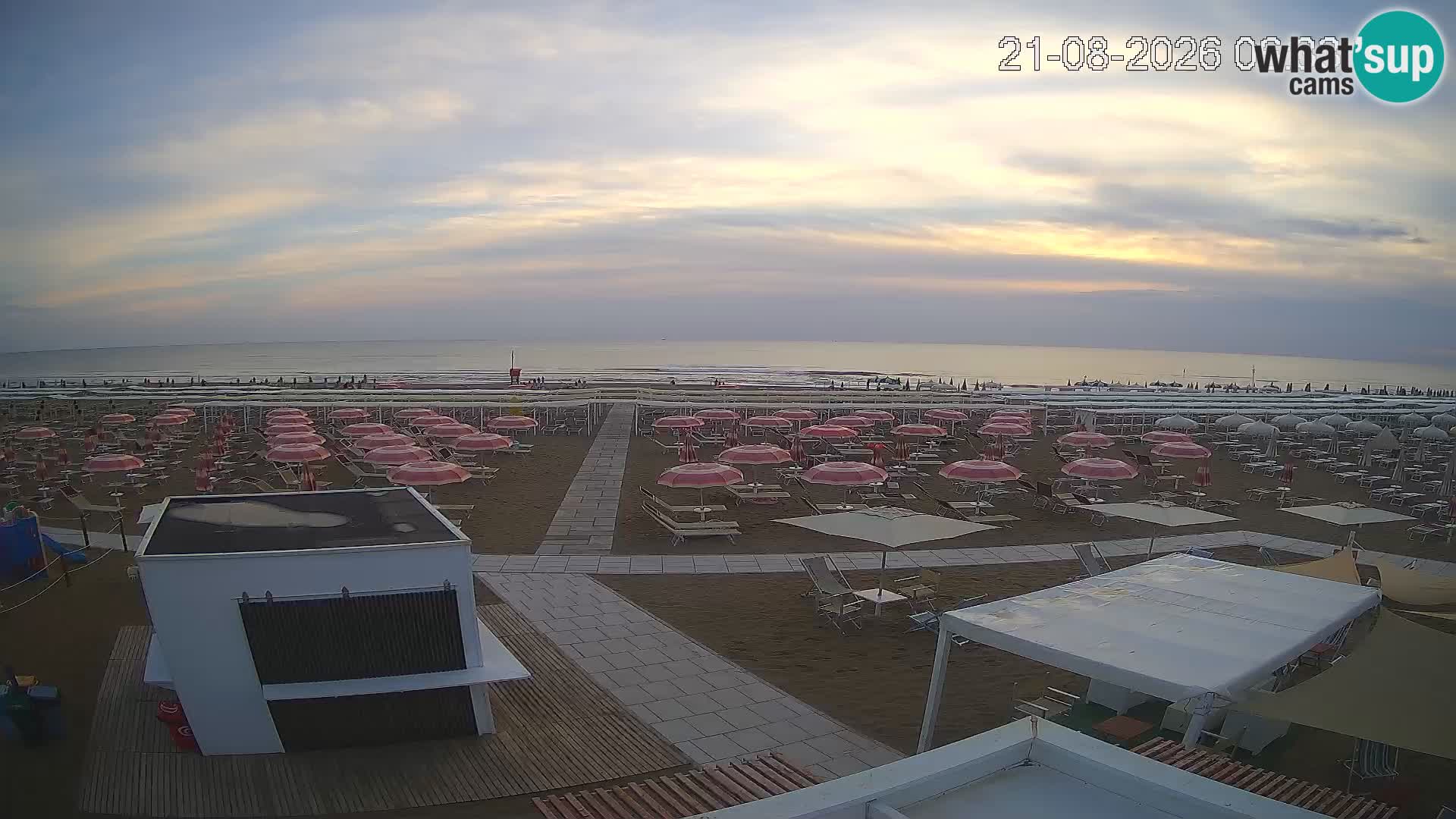 Live webcam Riccione – Bagni Oreste spiaggia 115