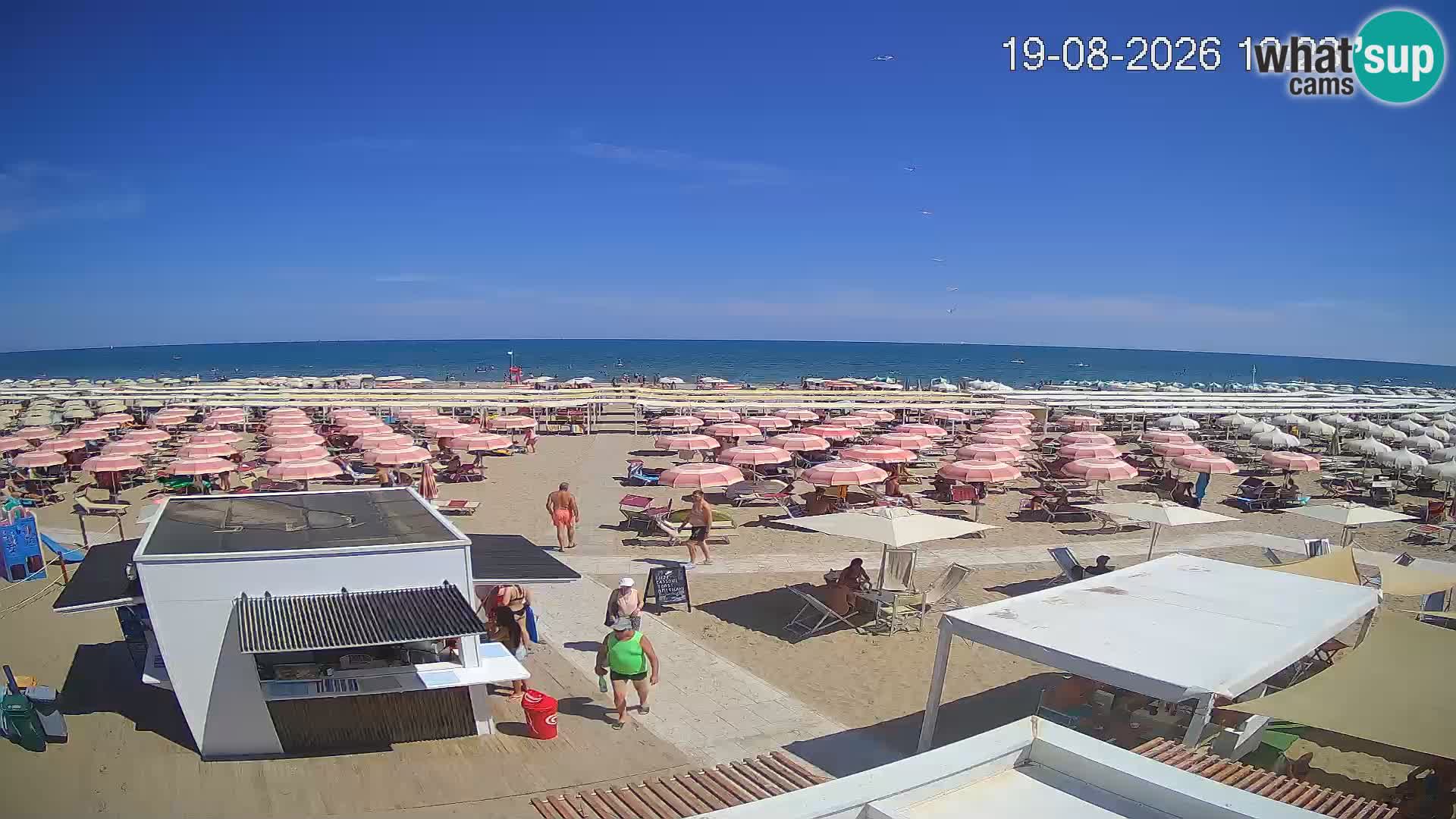 Live webcam Riccione – Bagni Oreste spiaggia 115