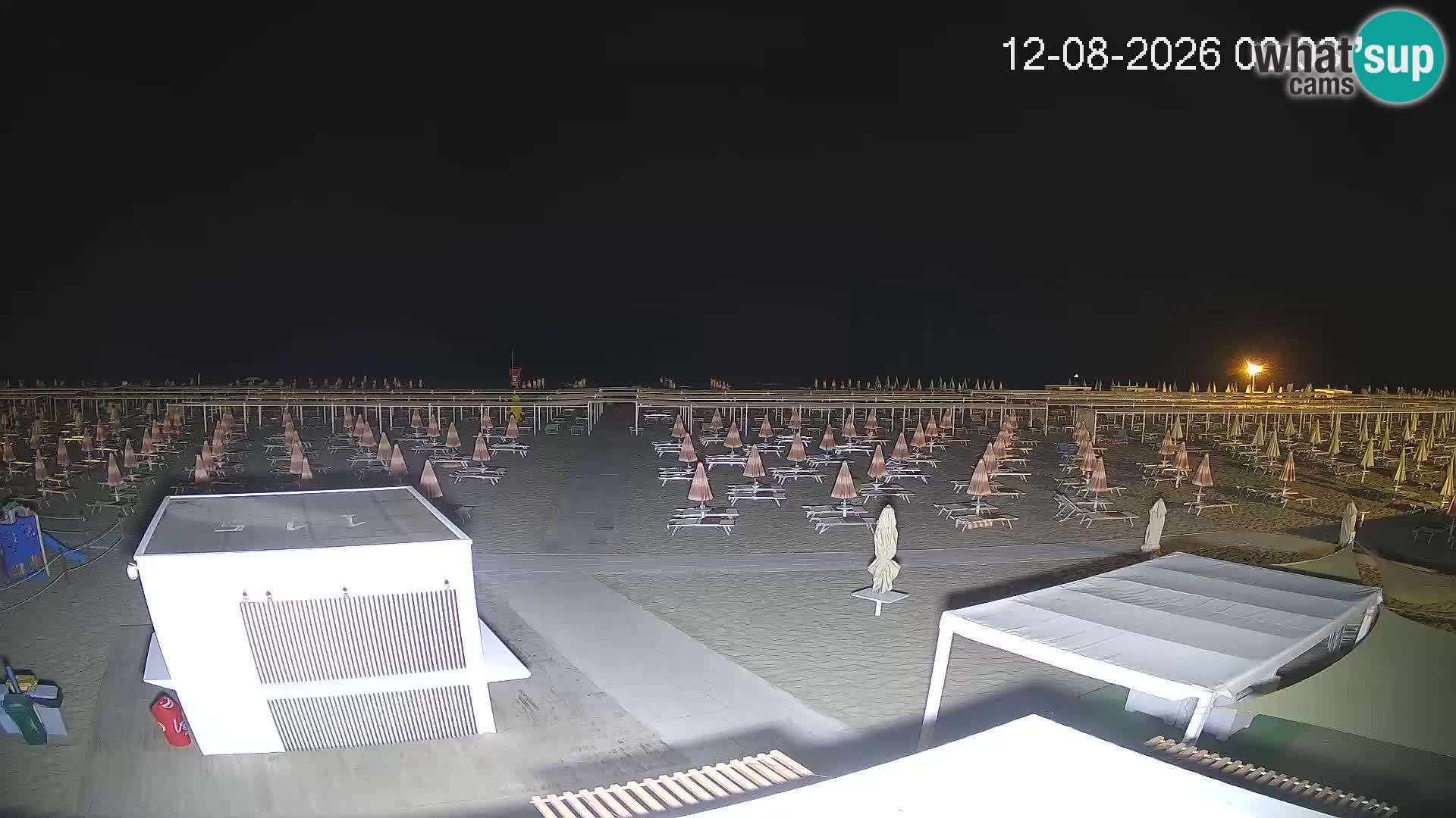 Webcam Riccione plage – Bagni Oreste spiaggia 115 – Italie