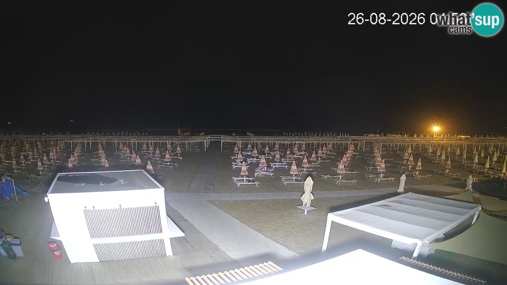 Spletna kamera plaža Riccione – Bagni Oreste spiaggia 115 – Italija
