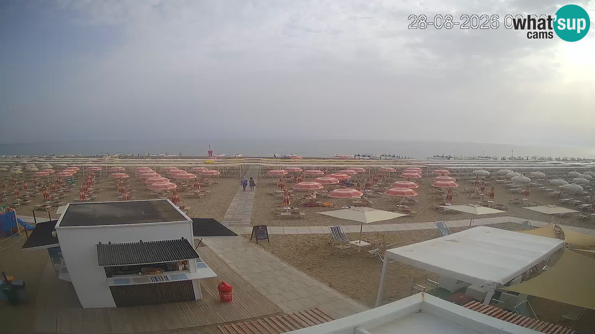 Live webcam Riccione – Bagni Oreste spiaggia 115
