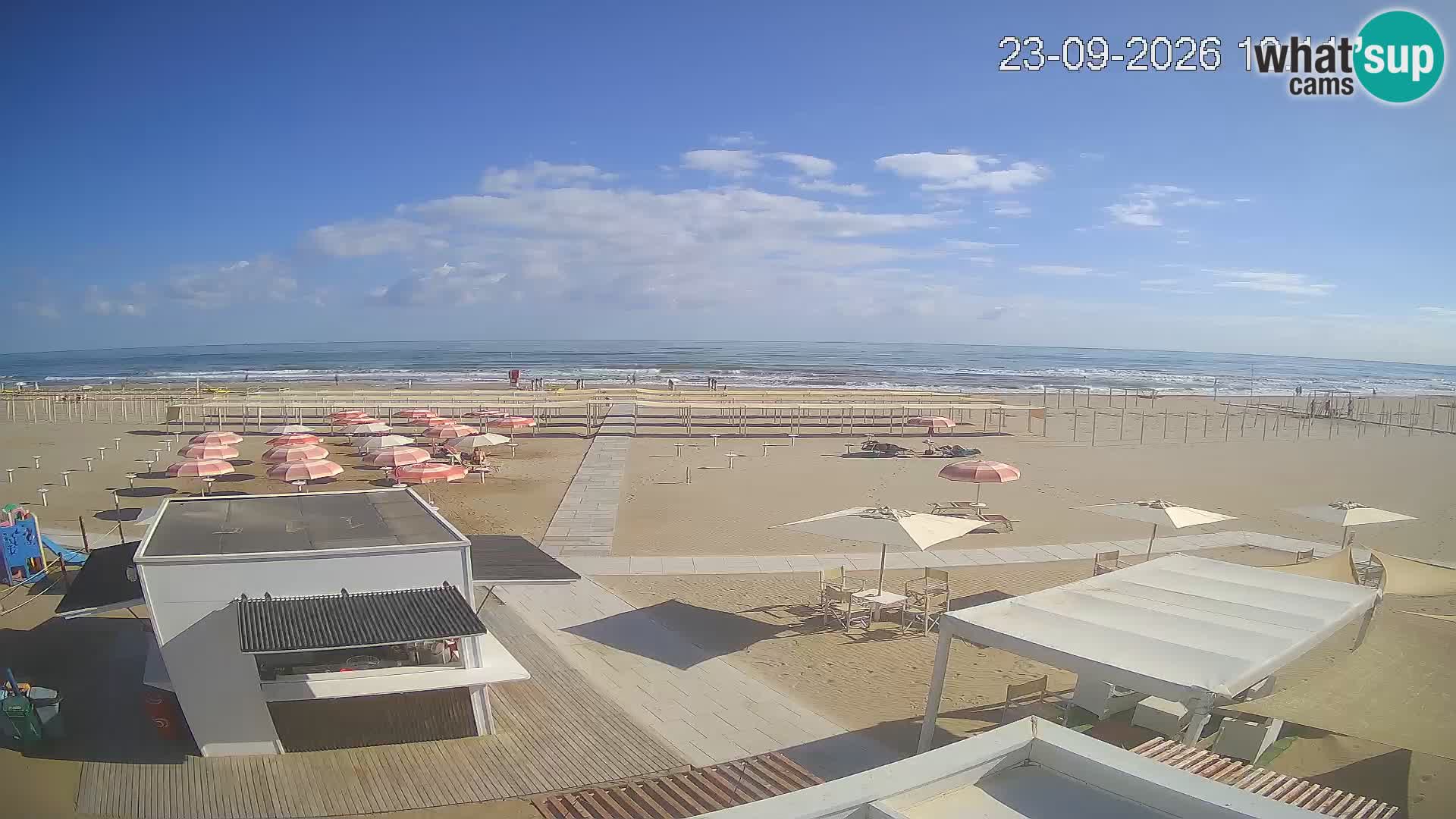 Live webcam Riccione beach – Bagni Oreste spiaggia 115