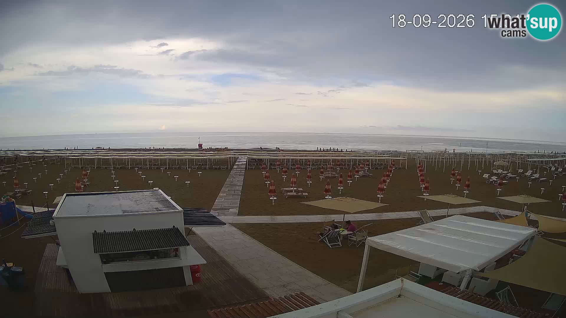 Live webcam Riccione beach – Bagni Oreste spiaggia 115