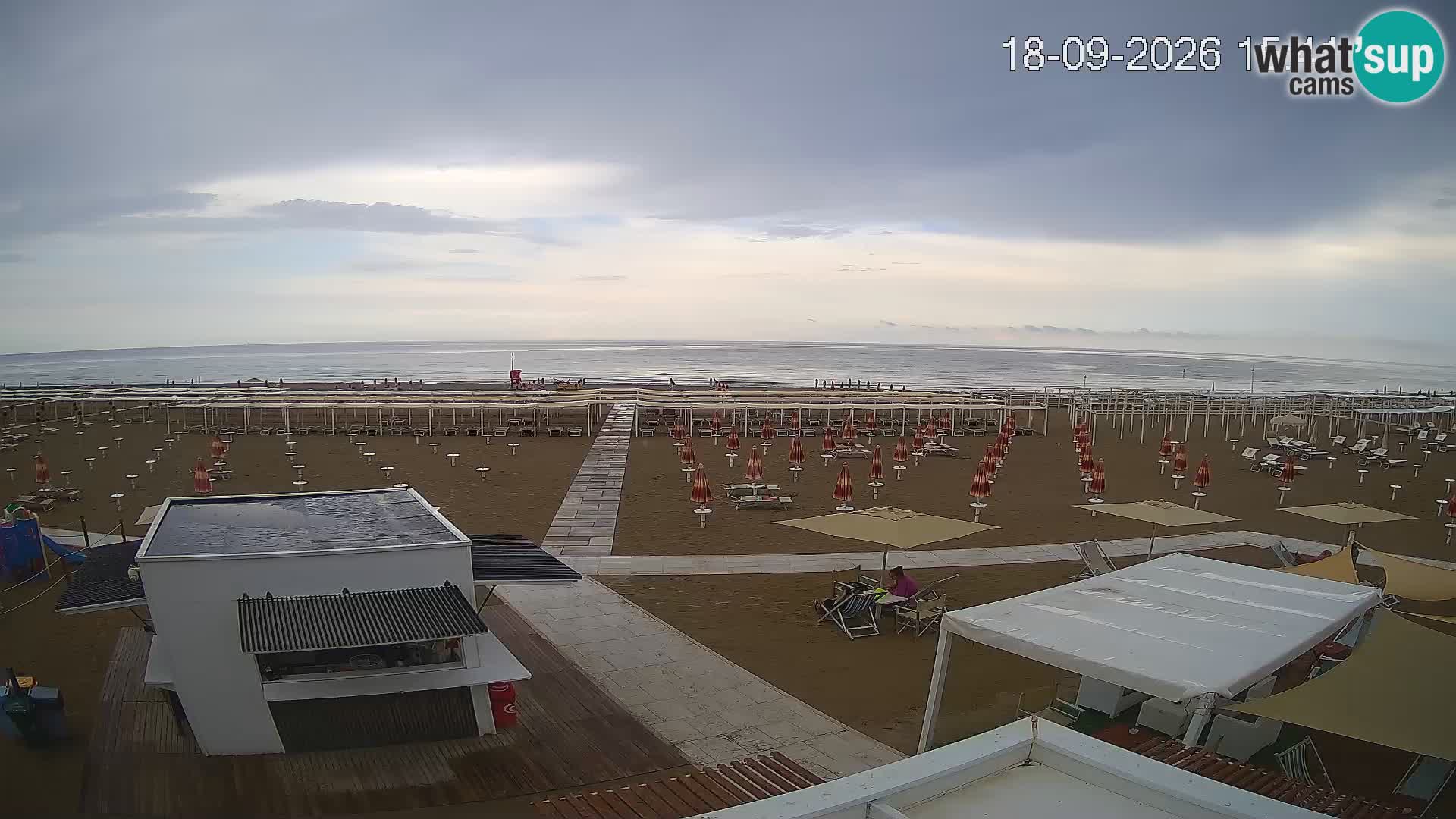 Live webcam Riccione beach – Bagni Oreste spiaggia 115