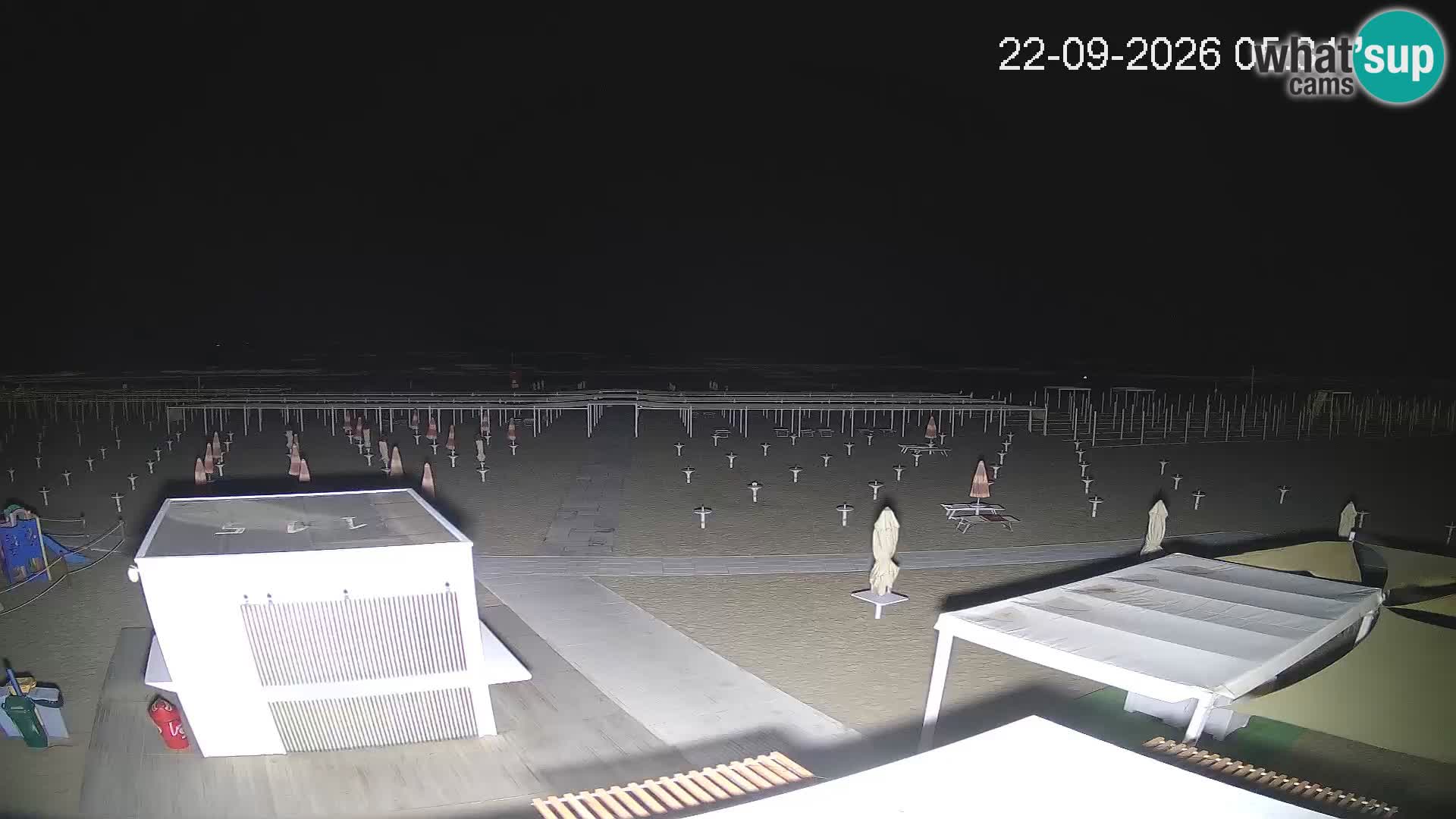 Webcam Riccione plage – Bagni Oreste spiaggia 115 – Italie